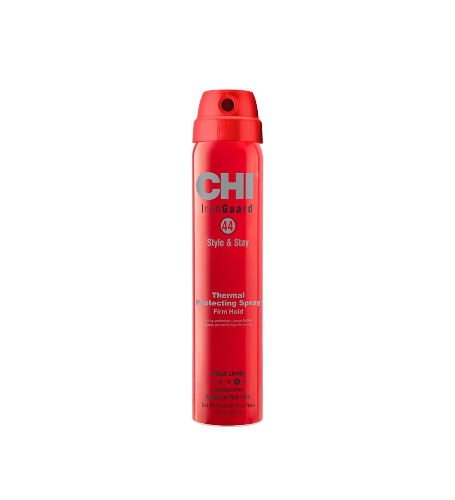 CHI 44 Iron Guard Style & Stay Firm Hold Protecting Spray Heat Protectant & Hairspray For A Long-Lasting Hold Sulfate & Paraben-Free 2.6 Oz 2.6 Ounce (Pack of 1) - Buy Online on GoSupps.com