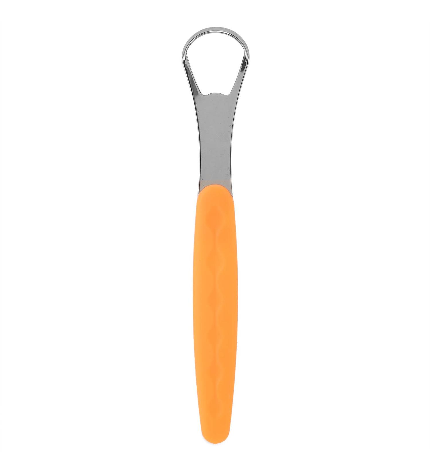 Stainless Steel Tongue Cleaner - Professional Bad Breath Relief for Adults & Kids | Travel-Friendly Oral Care - Buy Online on GoSupps.com