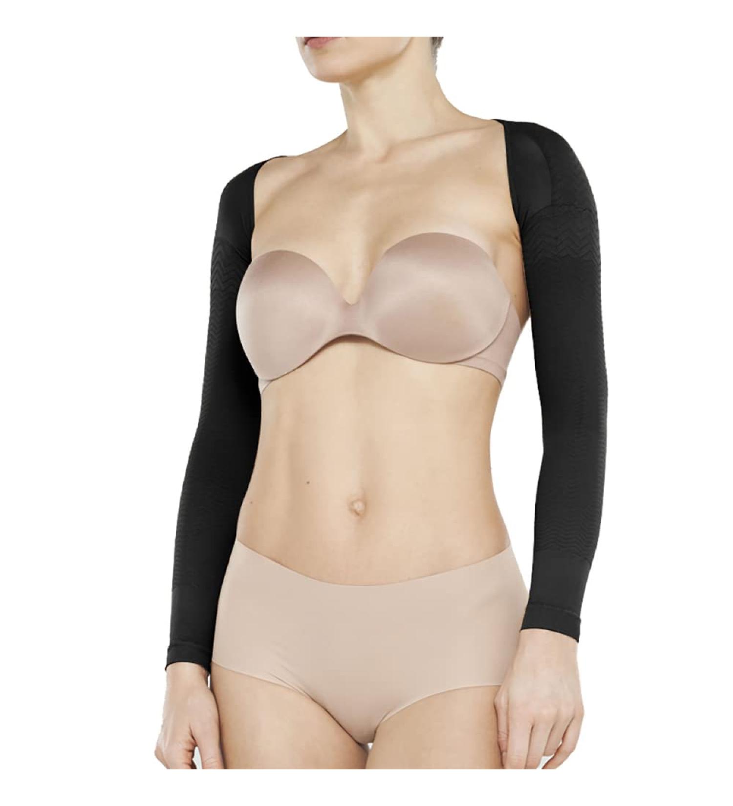SOLIDEA Unisex Muff Slimming Sleeves - Graduated Compression 15/21 mmHg (Black S) for Effective Leg Support - Buy Online on GoSupps.com