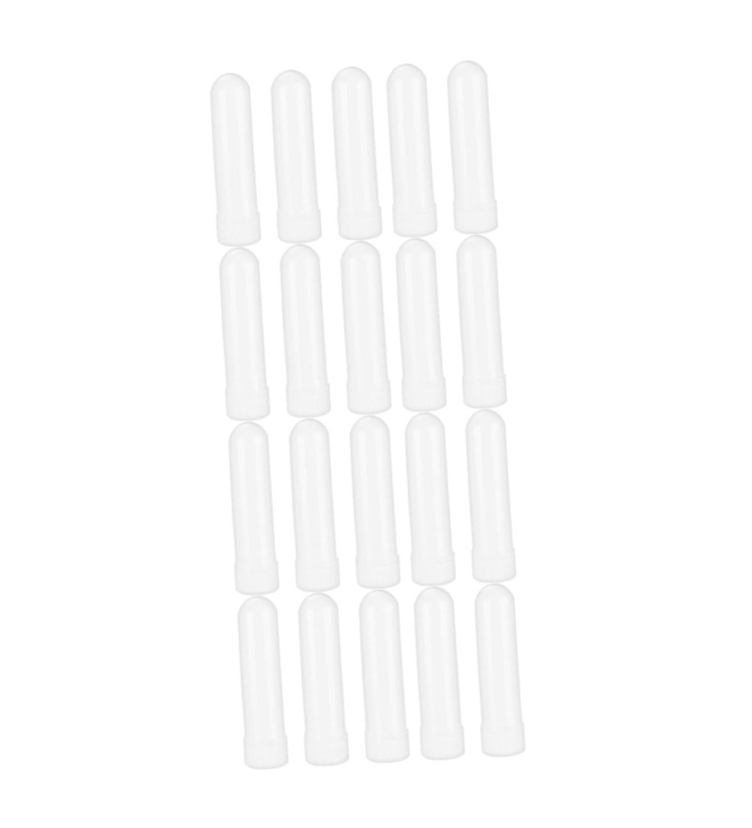 Healifty 20pcs Snorkel Plastic Containers - Refillable Makeup and Essential Oil Nasal Inhalers for Aromatic Therapy - Buy Online on GoSupps.com