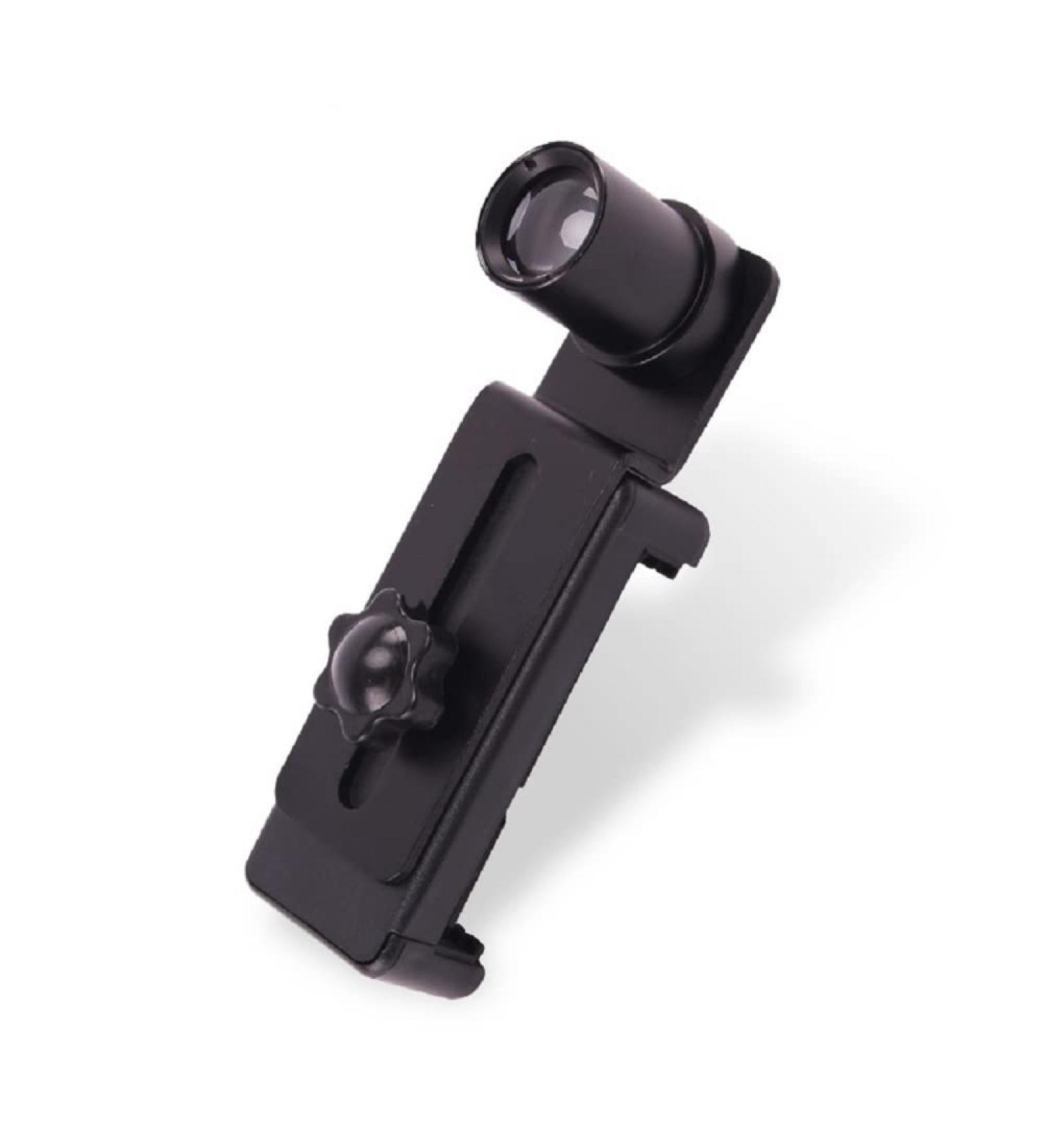 12.5X Microscope Eyepiece Metal Mobile Phone Holder | Connect Phone to Microscope Tube 23.2mm for Camera & Video - Buy Online on GoSupps.com