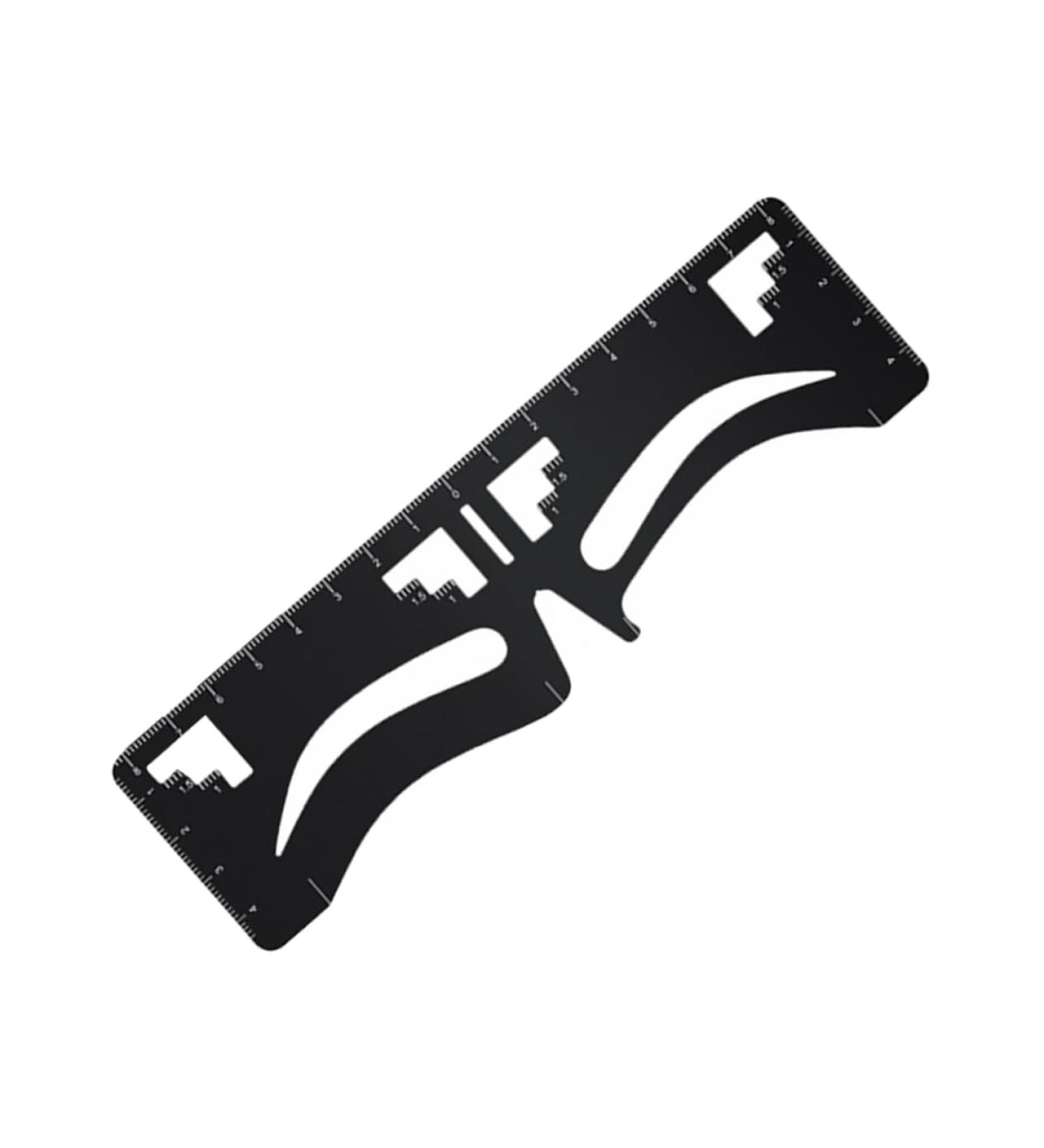  POPETPOP POPETPOP Eyebrow Maker Eyebrow Marker Eyebrow Template Stencils Reusable Eyebrow Modelers Eyebrow Drawing Ruler Eyebrow Size Eyebrow Trimmer Mold - Buy Online on GoSupps.com