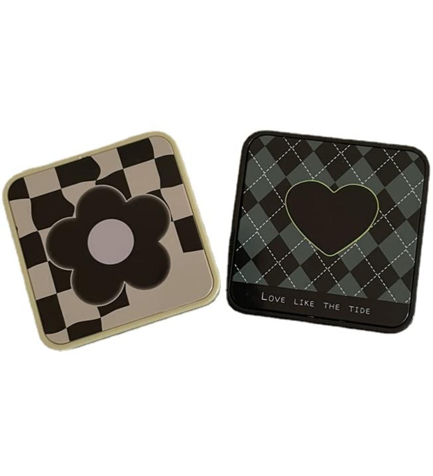 Miedeon Mini Contact Lens Container Set 4 Cute Brown Travel Cases with Mirror Essential Contact Lens Accessories - Buy Online on GoSupps.com