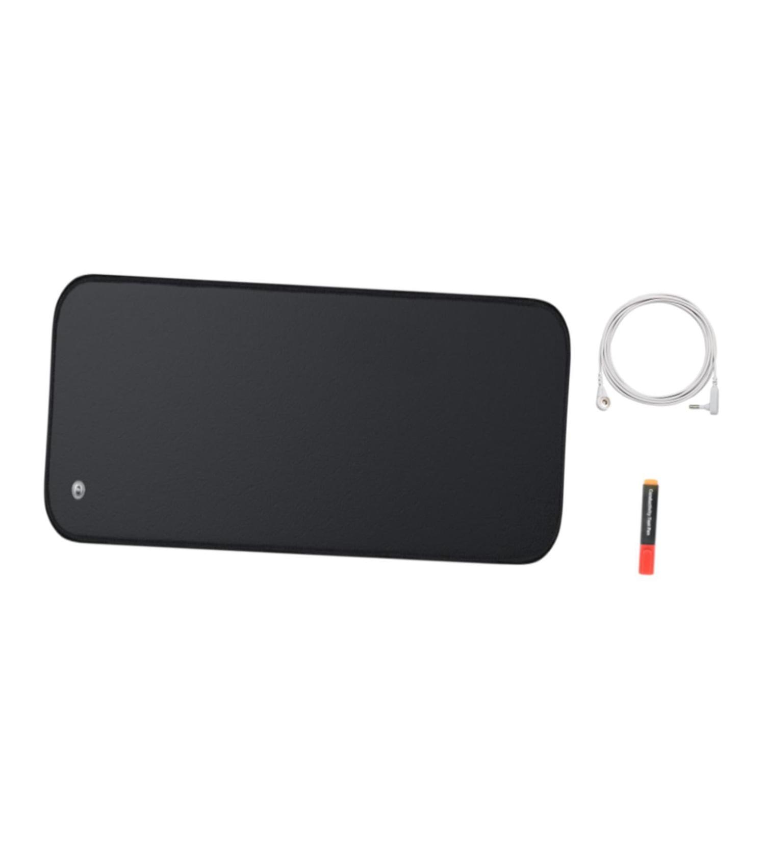 Tapis de sol conducteur pour matelas et couverture de lit : profitez des bienfaits la mise la terre tout moment. Utilisation pratique l ger et doux Noir 68x135cm 68x135cm Noir - Buy Online on GoSupps.com