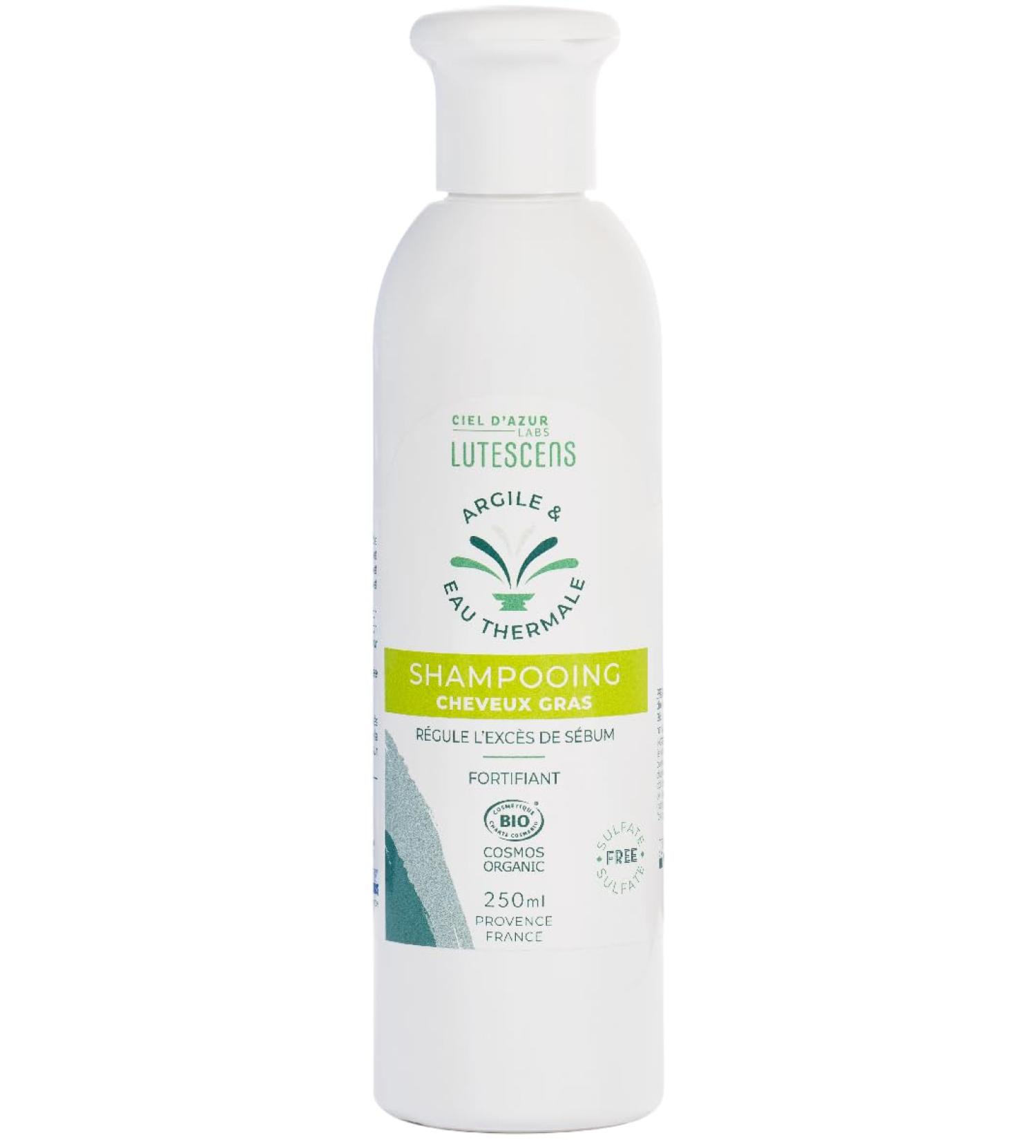  CIEL D'AZUR LABS Shampoo with Clay and Thermal Water - Oily Hair - Organic - 250 ml - Buy Online on GoSupps.com