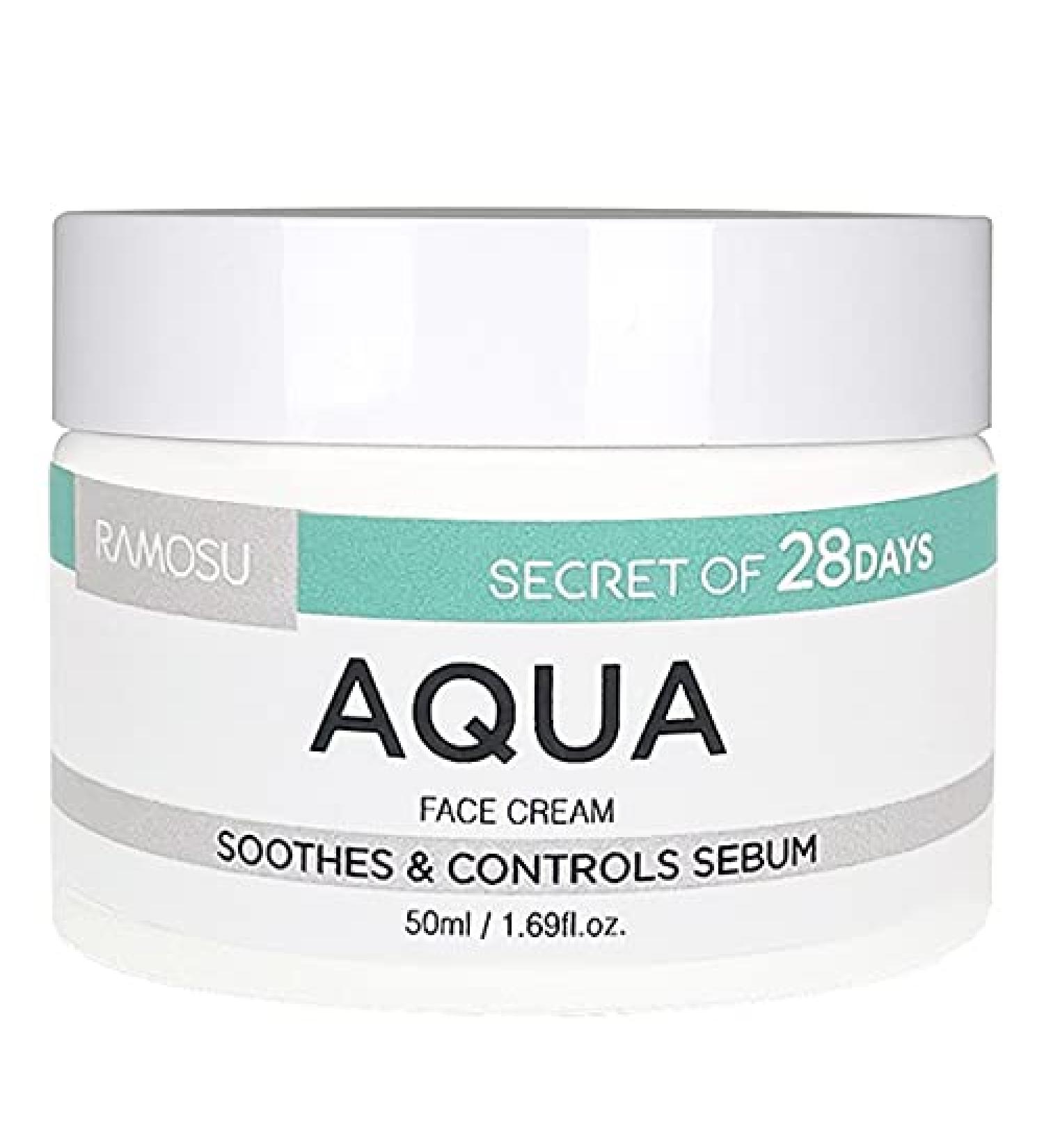 Buy Secret of 28 Days Aqua Face Cream 50ml | Soothes & Controls Sebum - International Shipping Available - Buy Online on GoSupps.com