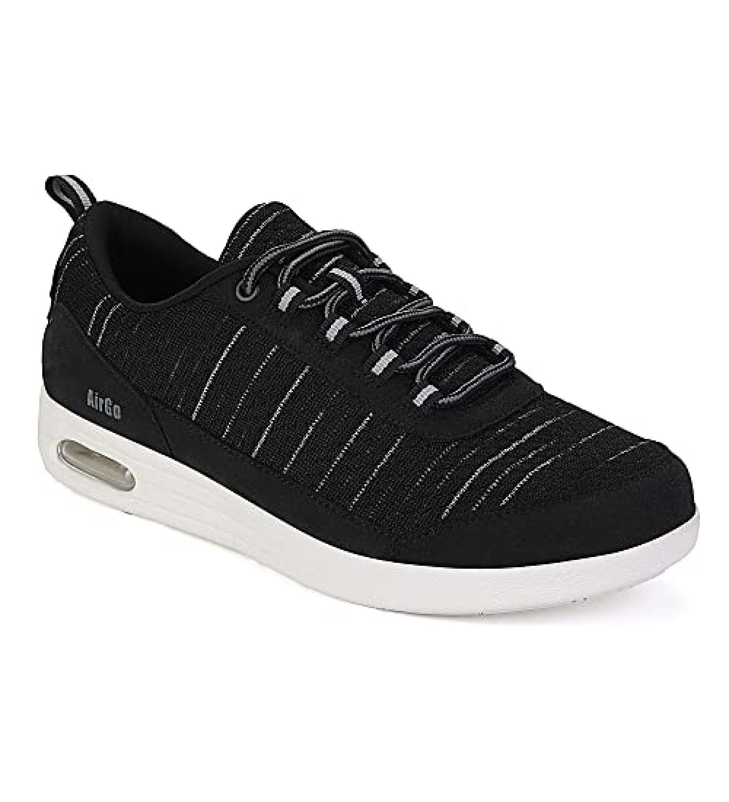 Wide Orthopedic Walking Shoes for Plantar Fasciitis and Diabetes | KWUKOTY | Women 7.5-13 Men 6.5-12 | Black - Buy Online on GoSupps.com