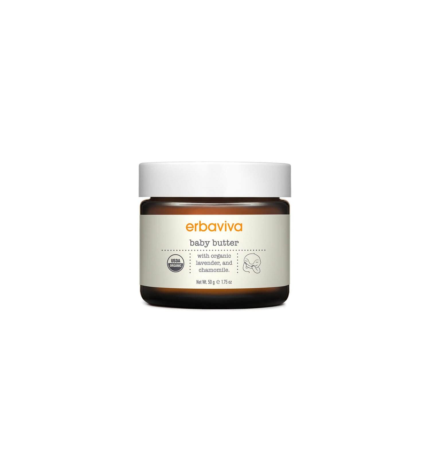 erbaviva Baby Butter 1.75 oz - Organic Moisturizing Cream for Baby's Skin - Buy Online on GoSupps.com