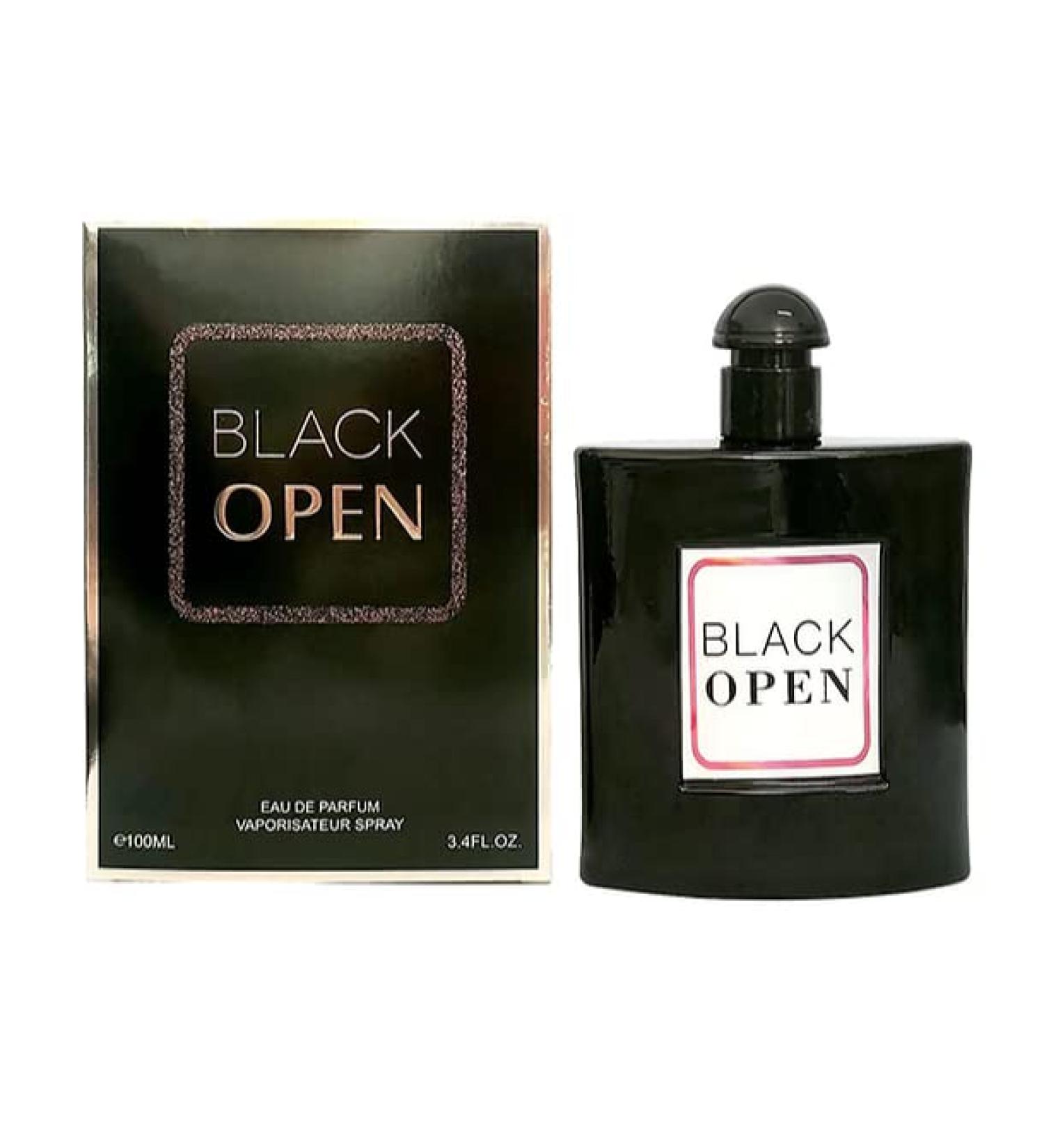 Black Open Perfume for Women (Inspired by Opium) 3.4oz/100ml EDP Long Lasting Natural Spray Black Open 3.04 Fl Oz (Pack of 1)