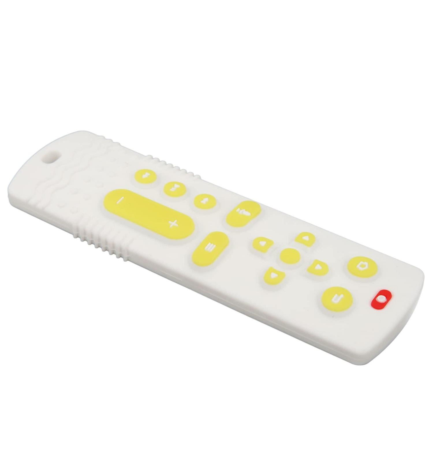 Silicone TV Remote Control Teether Toy - Bright Color Textured Buttons for Newborns - Buy Online on GoSupps.com