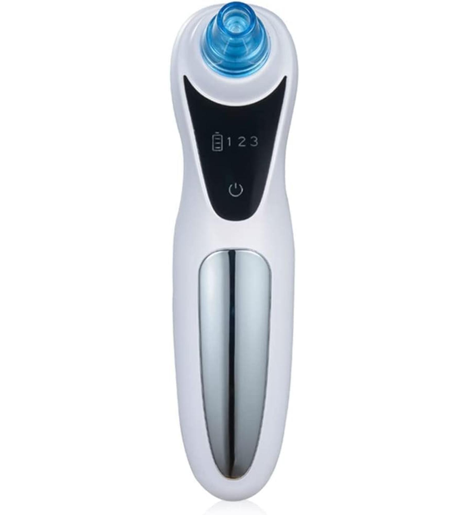 ZQQZEZ Electric Pore Cleaner USB Rechargeable Blackhead Suction Tool 3 Modes Adjustable Angle Blackhead Absorber with LED Display & 4 Suction Heads for Women & Men - Buy Online on GoSupps.com