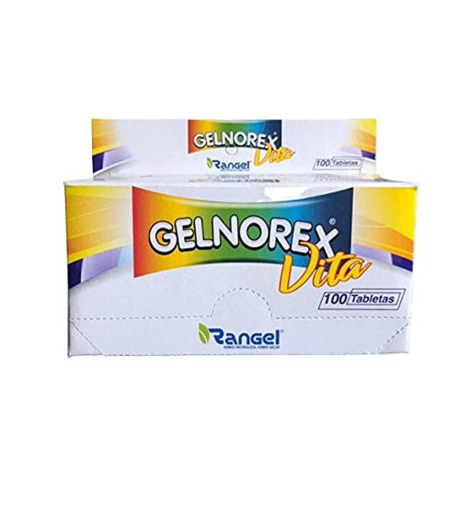 Rangel Gelnorex Vita Adults Vitamin B Supplement 100 Tablets 100 Count (Pack of 1)