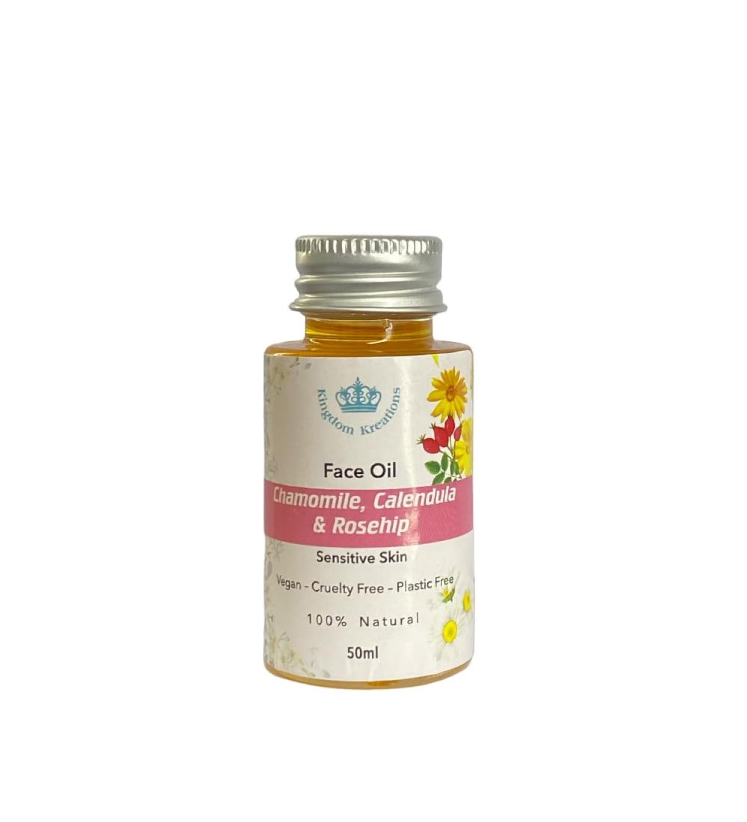 Face Oil - Chamomile Calendula and Rosehip (Sensitive Skin)