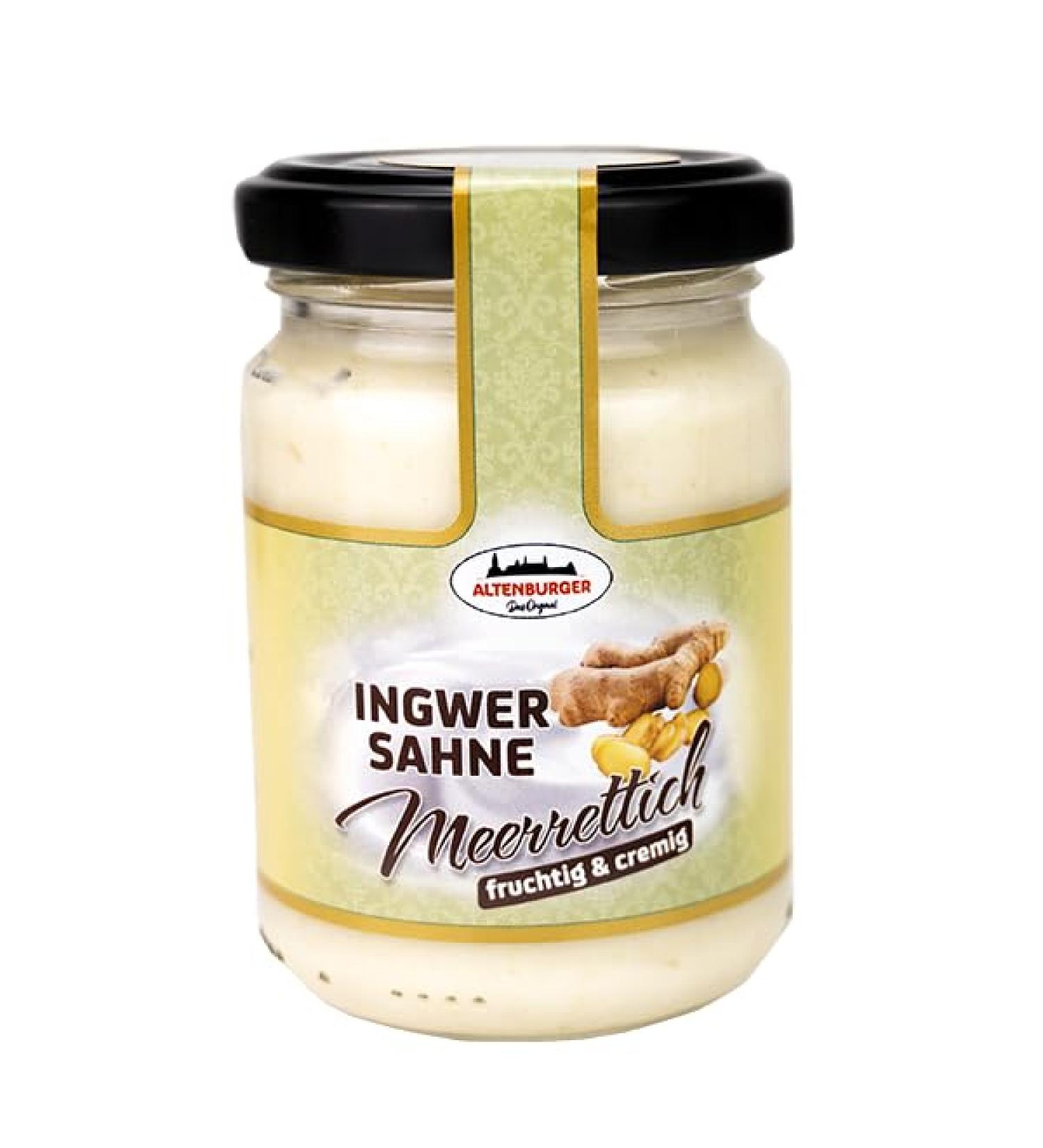 Altenburger Original Ginger Cream Horseradish 140g | Fruity-Creamy Flavor for Games & Cheese - International Shipping Available - Buy Online on GoSupps.com