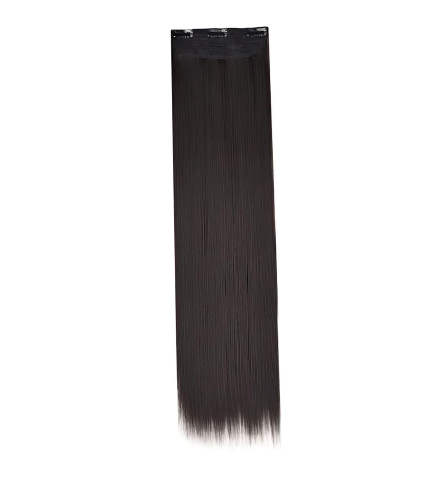 DOITOOL Hair Extension Wig Natural Hair Wig Curly Hair Extensions Synthetic Hair Extensions Black Frontal Wig Natural Hair Extensions Long Straight Hair High Temperature Wire Miss Hairpin 75X16CM Black - Buy Online on GoSupps.com
