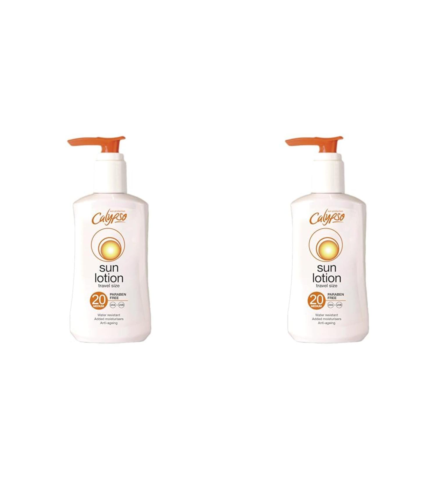 Calypso Sun Protection Lotion SPF20-100 ml (Pack of 2)