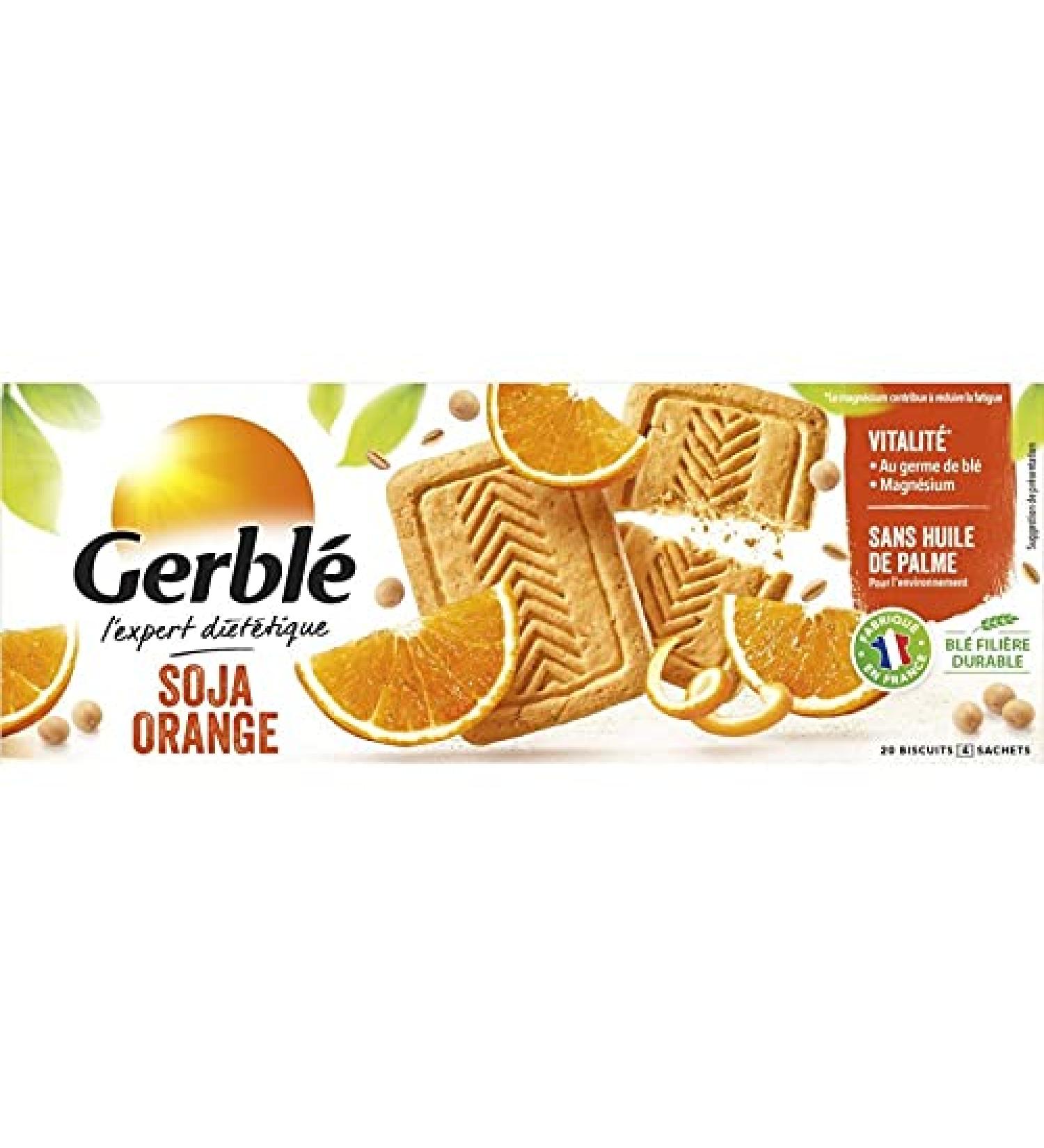 GERBL - Orange Soy Biscuits 280G - Pack of 4 - Special Offer - Buy Online on GoSupps.com