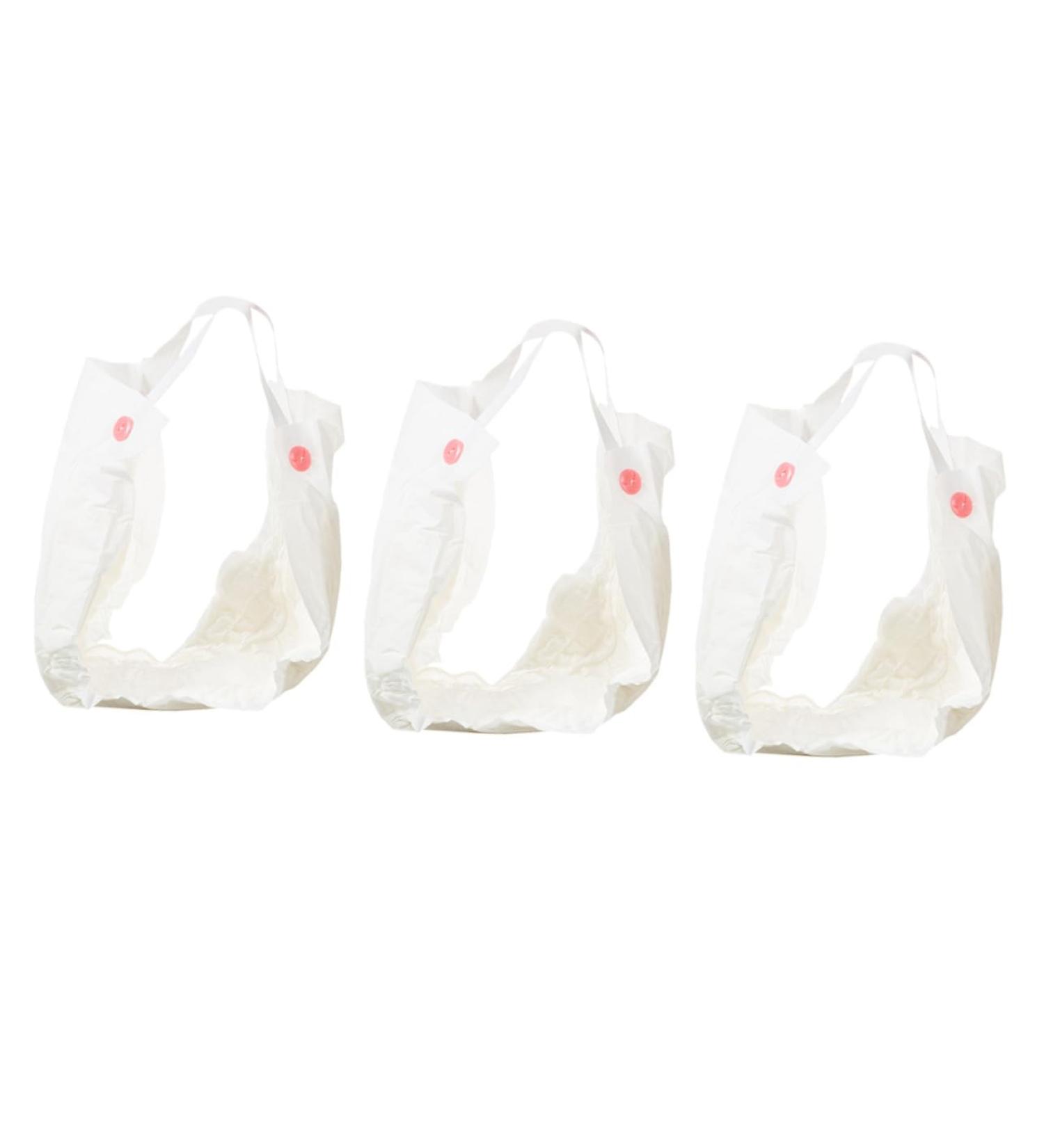 Lurrose 3-Pack Women's Bandage Disposable Tea Towels & Napkins - Lochia-Slip After Birth Pants with Polymer-Absorbing Resin Inserts - International Shipping Available - Buy Online on GoSupps.com