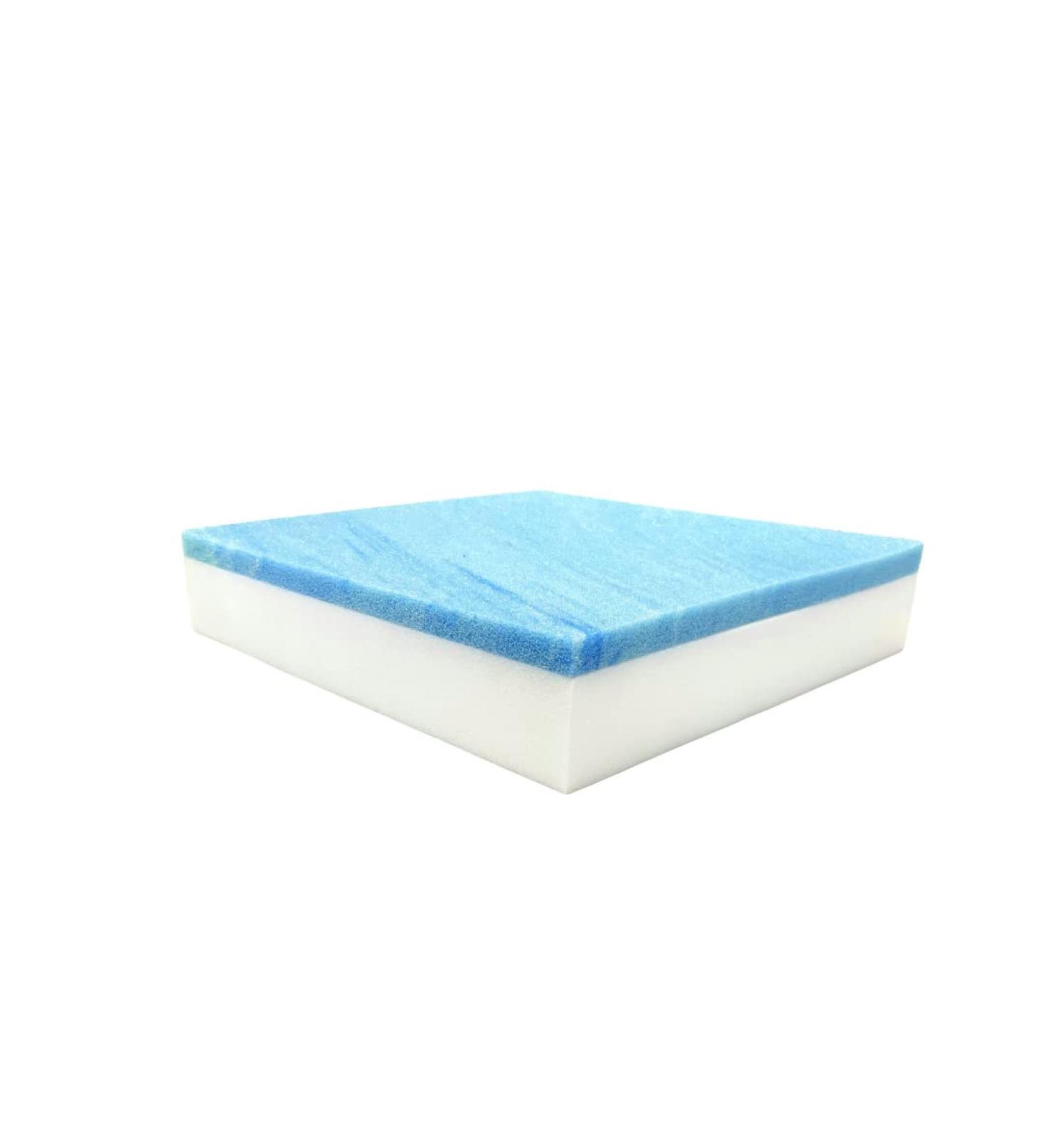 6x26x26 Gel Memory Foam Square Cushion - Medium Firm | Ideal for Dining Chairs, Couches, Sofas, and Wheelchairs - Buy Online on GoSupps.com