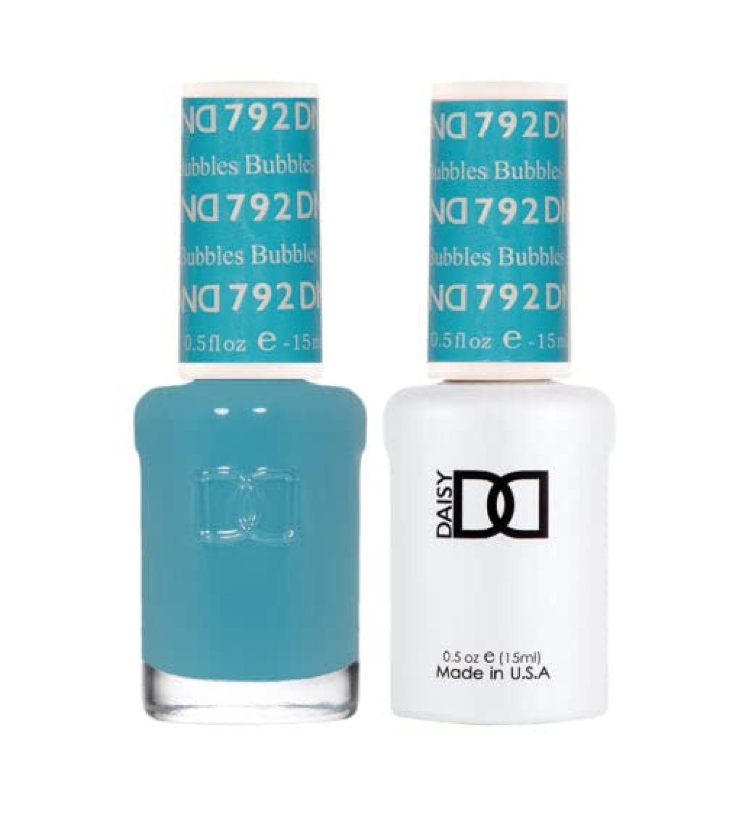 DND Duo 792 Bubbles - Gel & Matching Lacquer Polish Set 0.5 Ounce