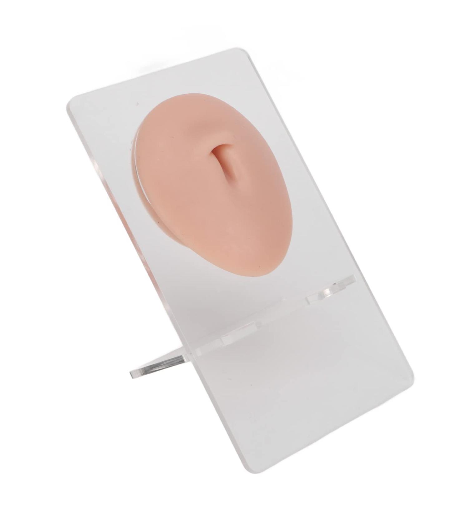 Belly Part Model Silicone Soft Navel Model Display Piercing Practice for Teaching (Medium Skin Color) - Buy Online on GoSupps.com