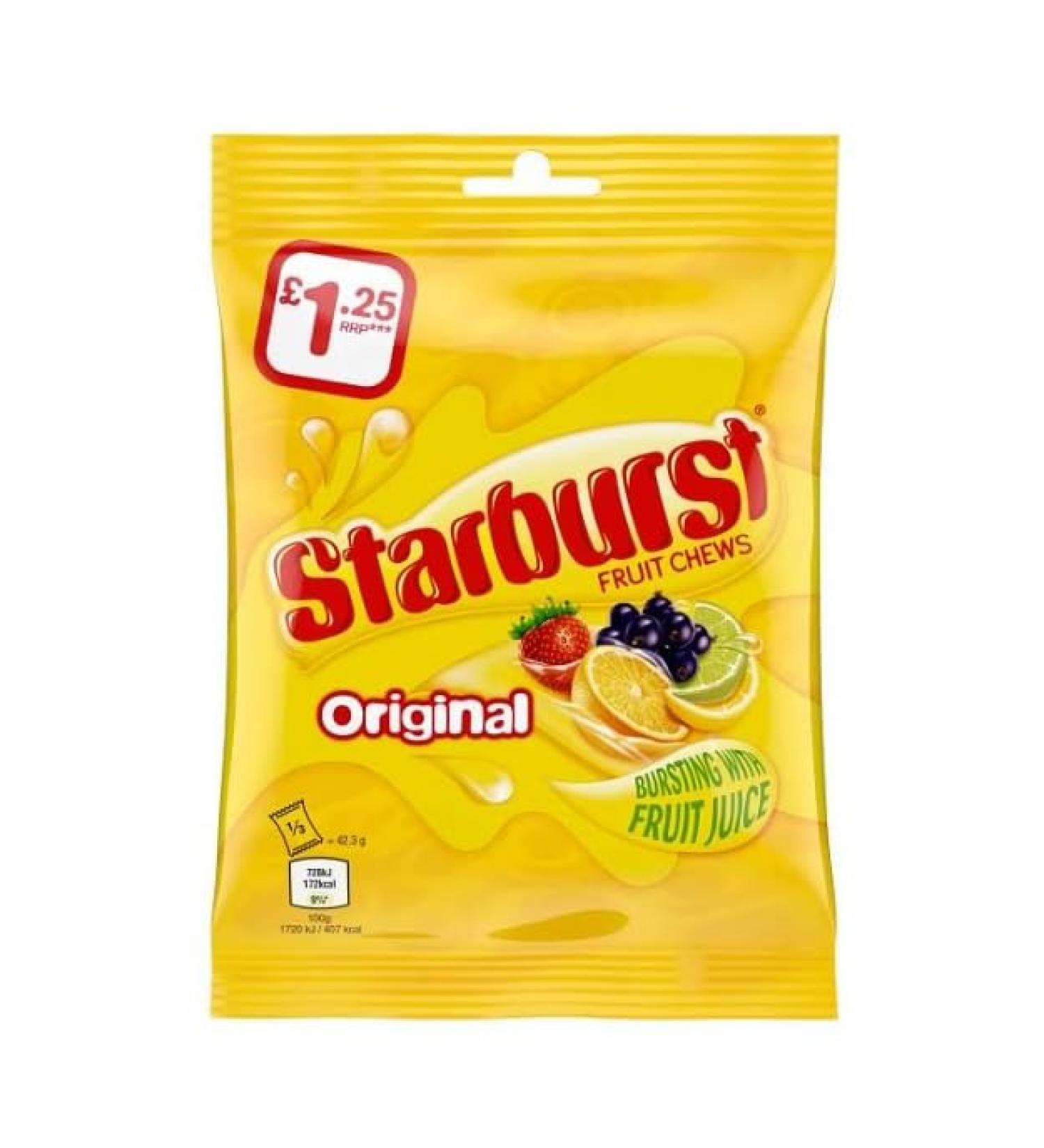 Starburst Original Fruit Chews 12x127g (Wholesale Box) - Buy Online on GoSupps.com