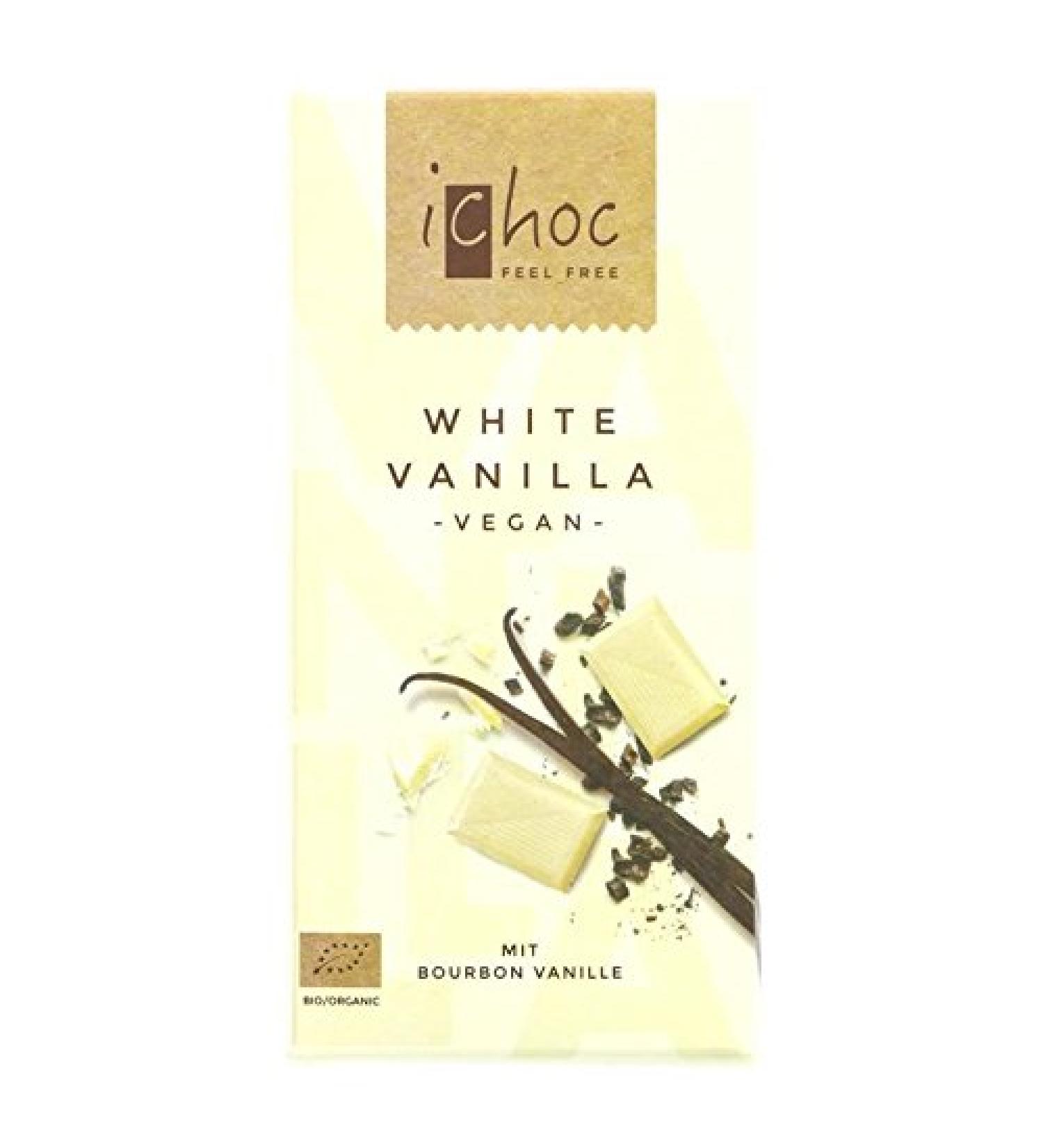 Vivani Organic Chocolate | White Vanilla | 7 x 80g