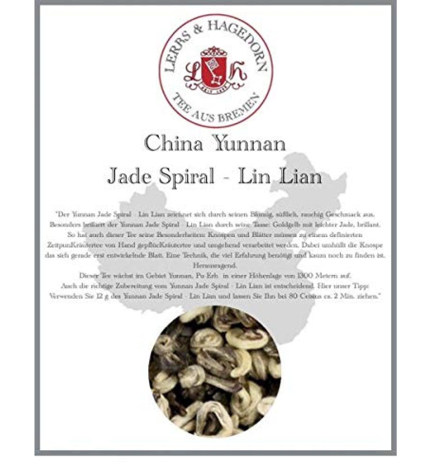  Lerbs & Hagedorn China Yunnan Jade Spirale Lin Lian 1 kg - Buy Online on GoSupps.com