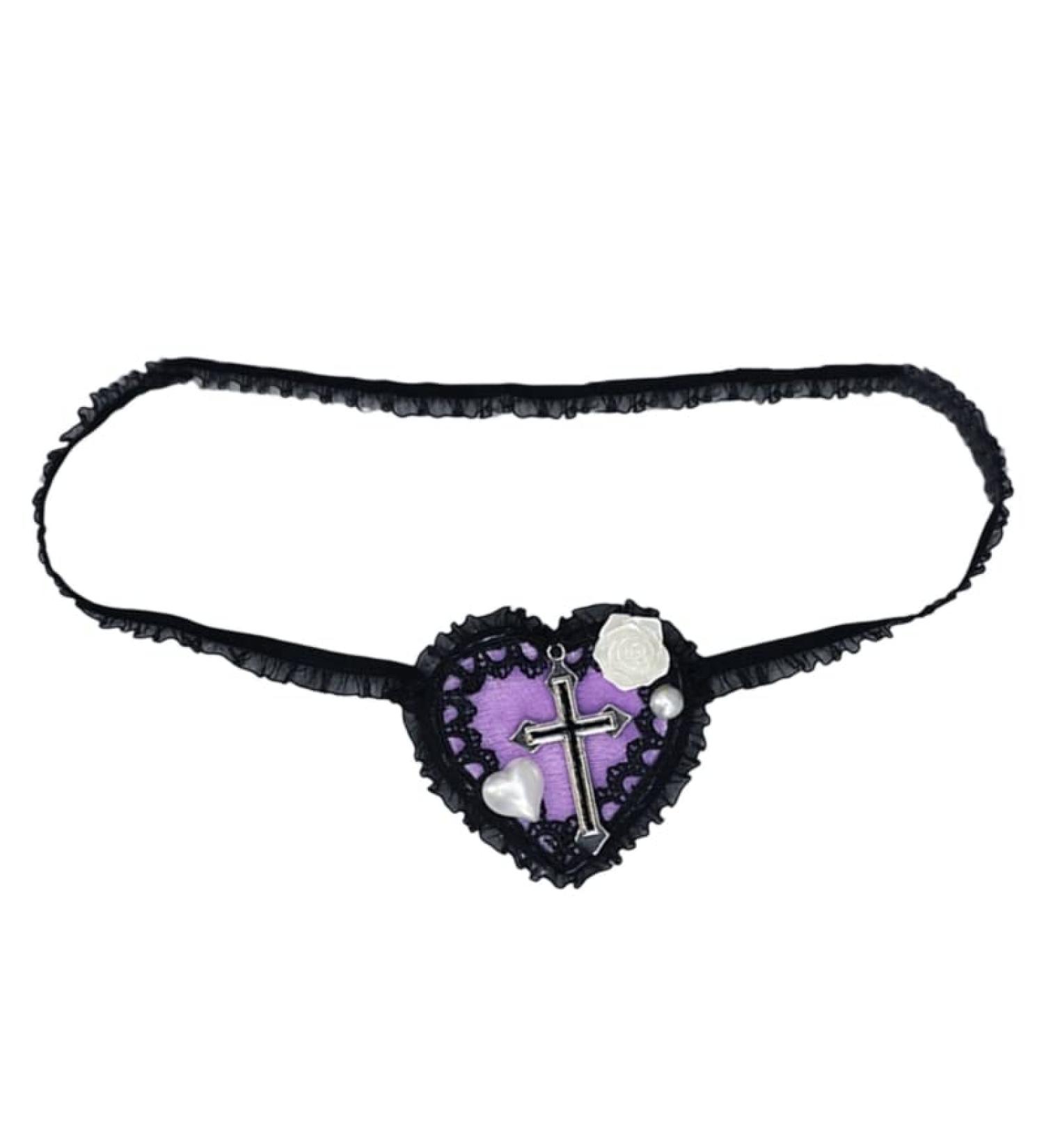 Gothics Eyepatch Lolit Eye Lolit Eye Mask- Heart Eyepatch Single Eye Mask- Cosplays Eyepatch Goths Eye Mask- Purple - Buy Online on GoSupps.com