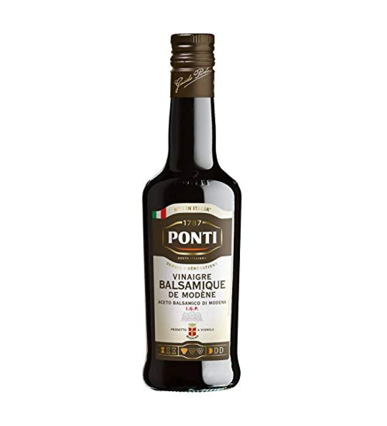 PONTI - Balsamic Vinegar of Modena 500 Ml - Set of 3 - Free Shipping - Buy Online on GoSupps.com