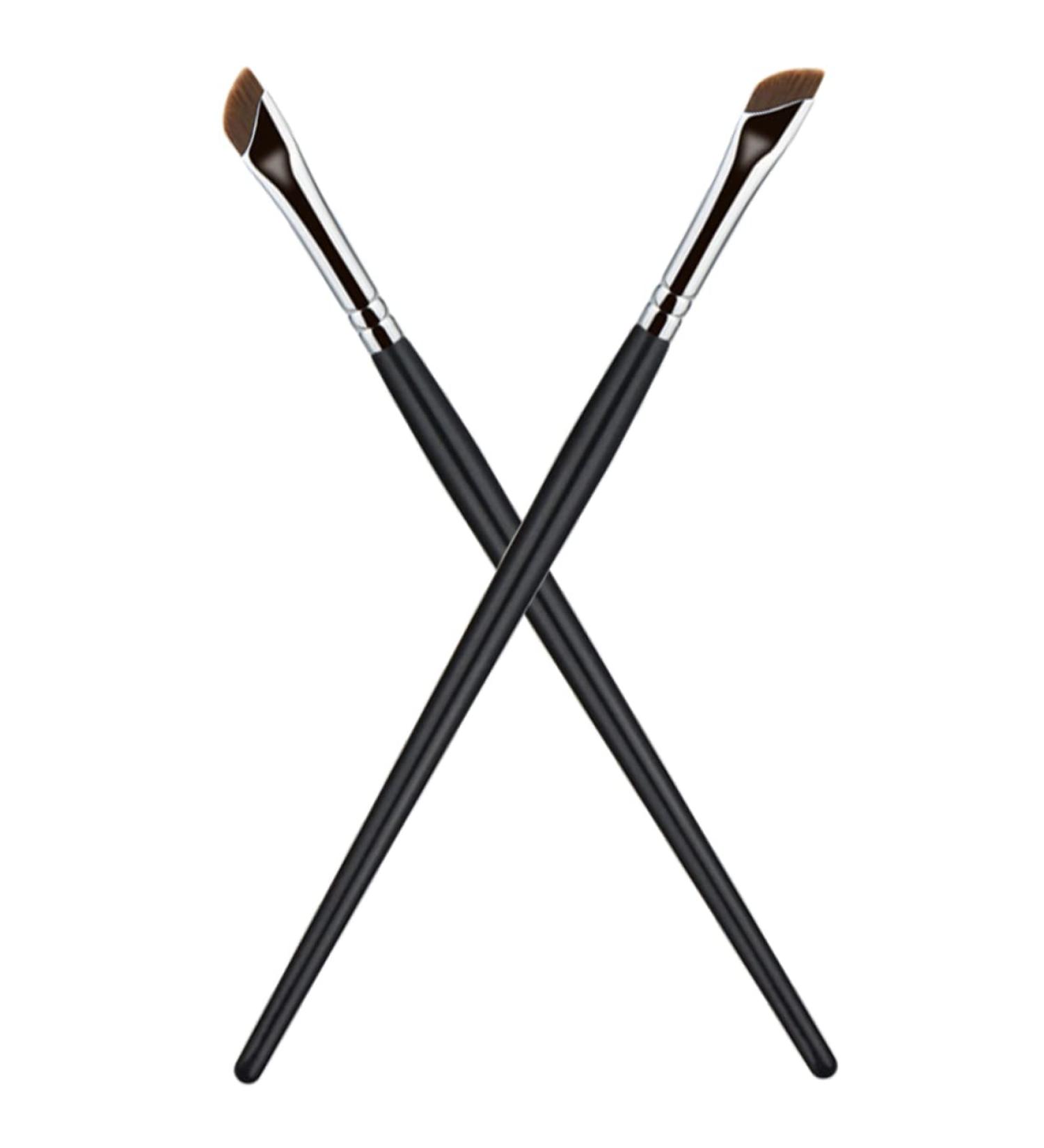 Beatifufu 2pcs Eyebrow Brush Makeup Brush Wand Eyeliner Brush Angled Concealer Brush Thin Makeup Brush Angled Makeup Brush Angled Eye Shadow Brush Makeup Supplies Cosmetic Brush Angled Brush - Buy Online on GoSupps.com