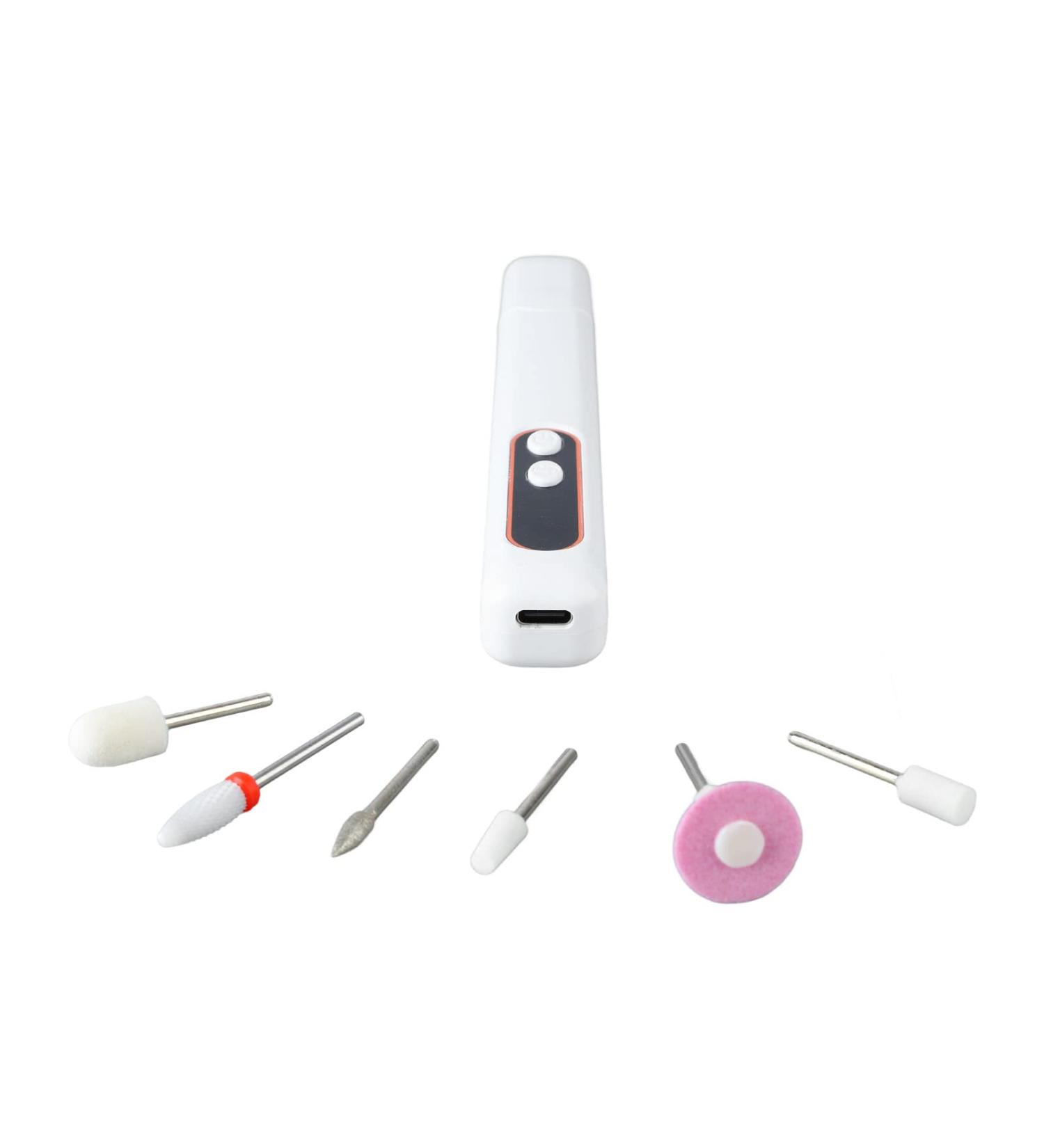 Nail Drill Portable Multifunctional Electric Nail File Set for Manicure Grinding Polishing - Buy Online on GoSupps.com