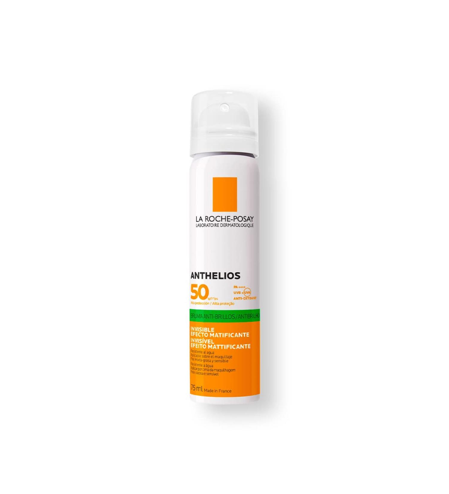 La Roche-Posay Anthelios Invisible Anti-Shine Fresh Mist Sunscreen For Oily Skin SPF50 75ml - Buy Online on GoSupps.com