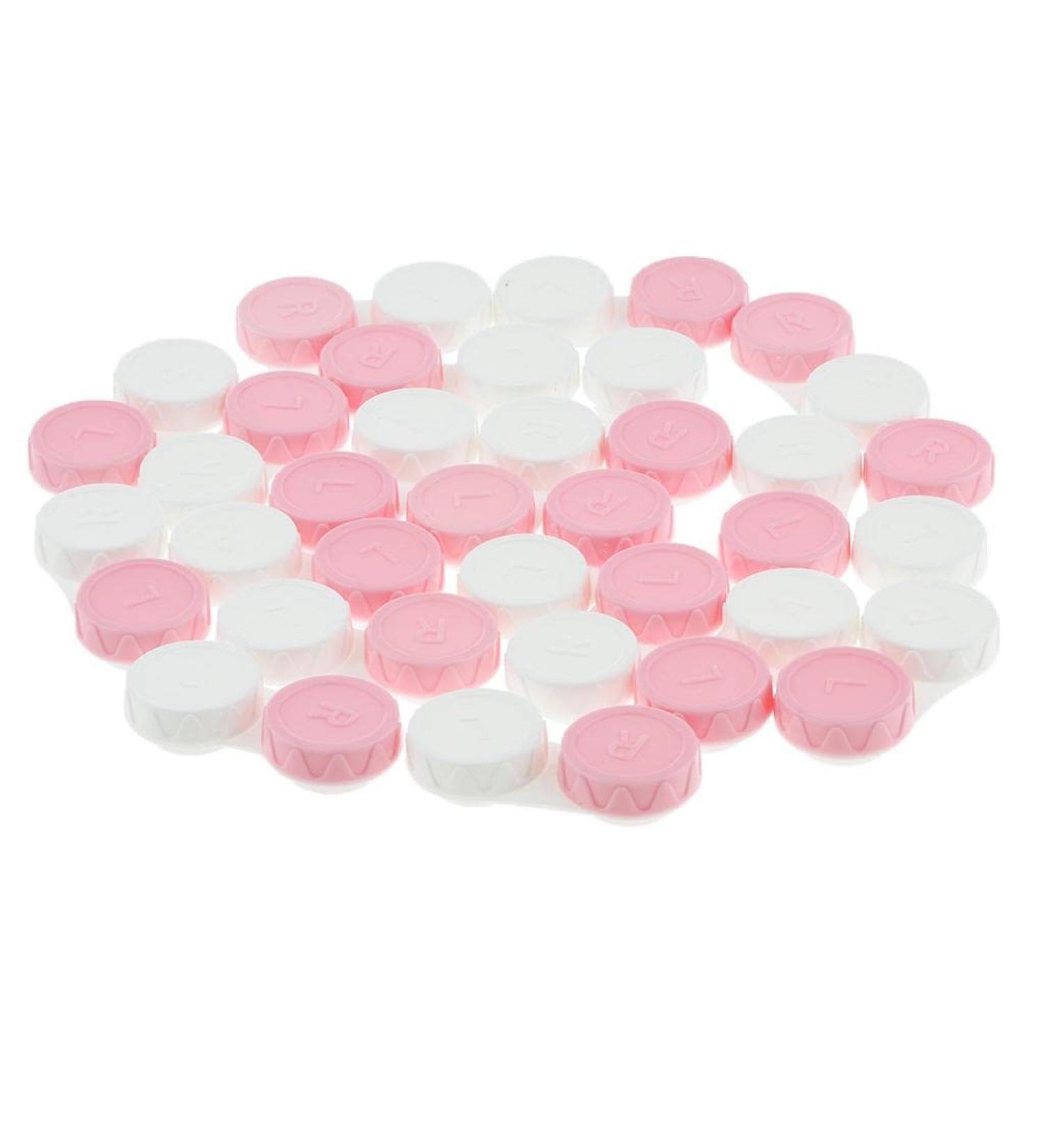 Buy HELLERY 20x Portable Contact Lens Container Set - Travel Care Box in Pink | International Shipping Available - Buy Online on GoSupps.com