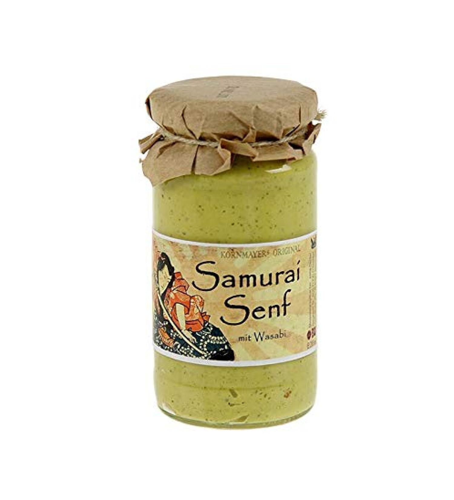 Kornmayer Samurai Mustard with wasabi and herbs 210 ml