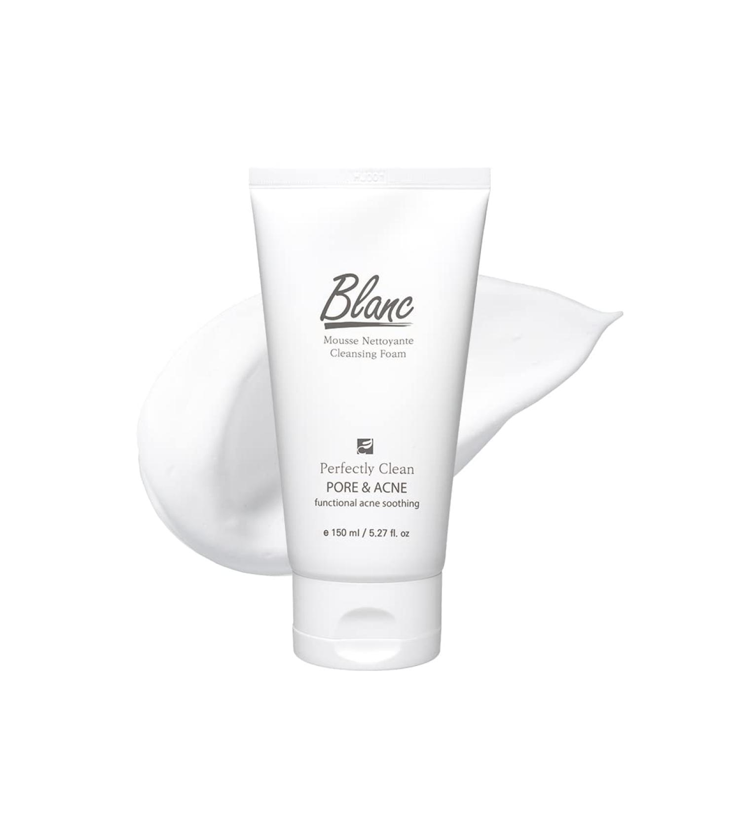 Saint Blanc Acne Treatment Face Wash 5.2 oz - Green Tea & Teatree Oil Pore Cleanser for Redness & Blackheads - Buy Online on GoSupps.com