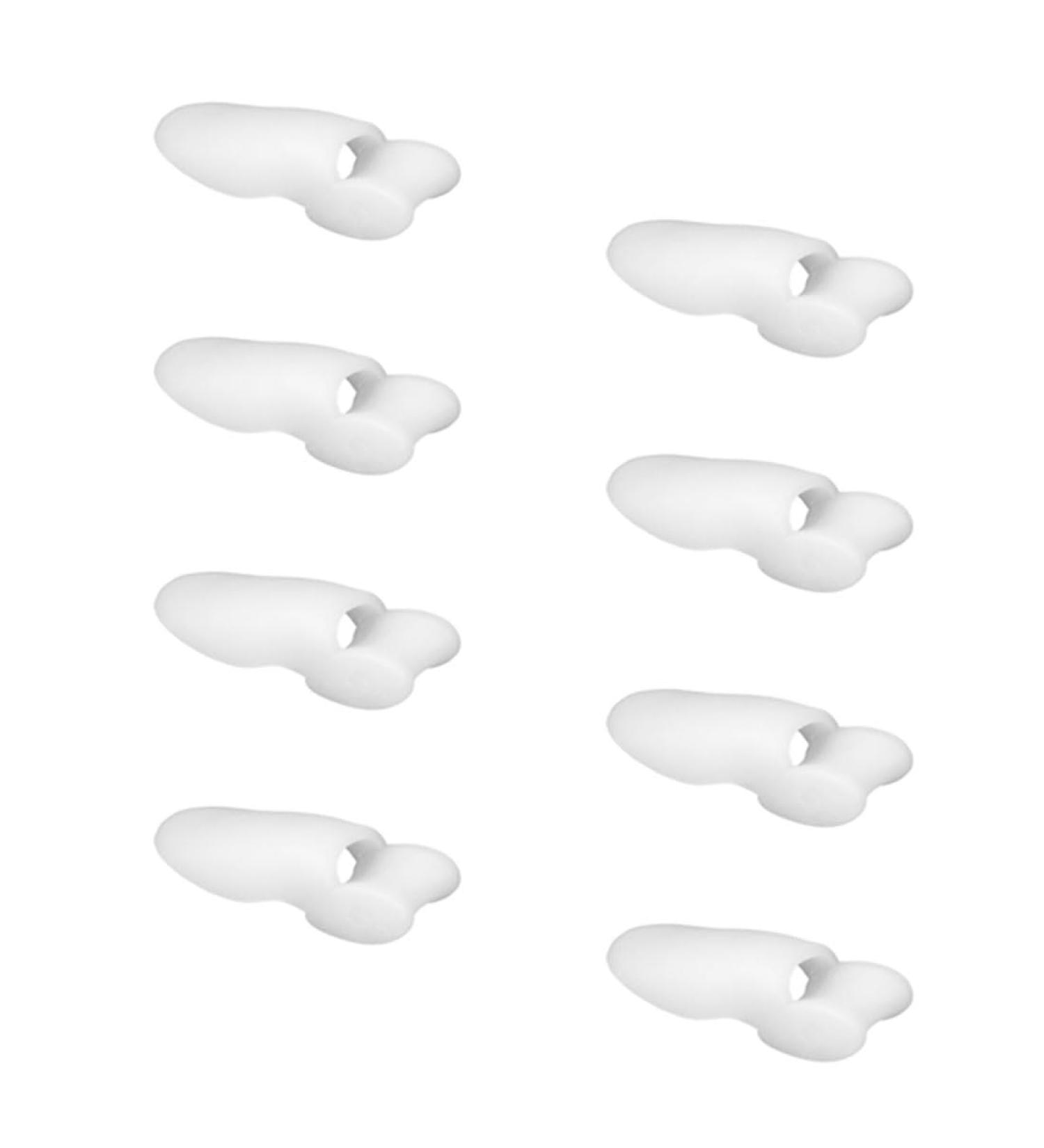 Jocxzi Valgus Toe Spreader - Silicone Hallux Valgus Correction for Men & Women | Optimal Comfort - 8 Pieces (7.1x2cm) - Buy Online on GoSupps.com