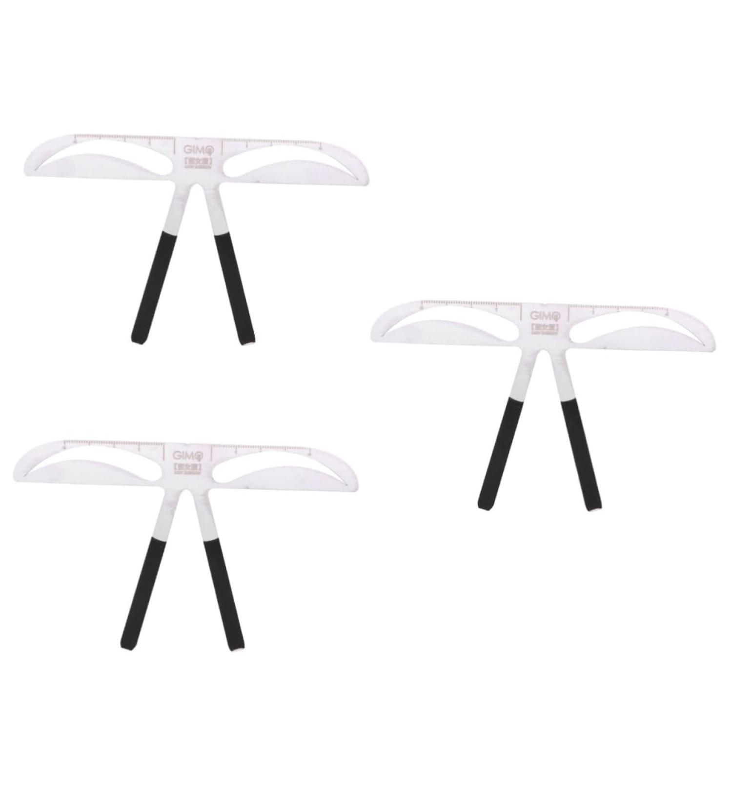 Beavorty 3pcs Eyebrow Ruler Stencil Eyebrow Grooming Reusable Eyebrow Brow Stencils Tool Eyebrow Shape - Buy Online on GoSupps.com