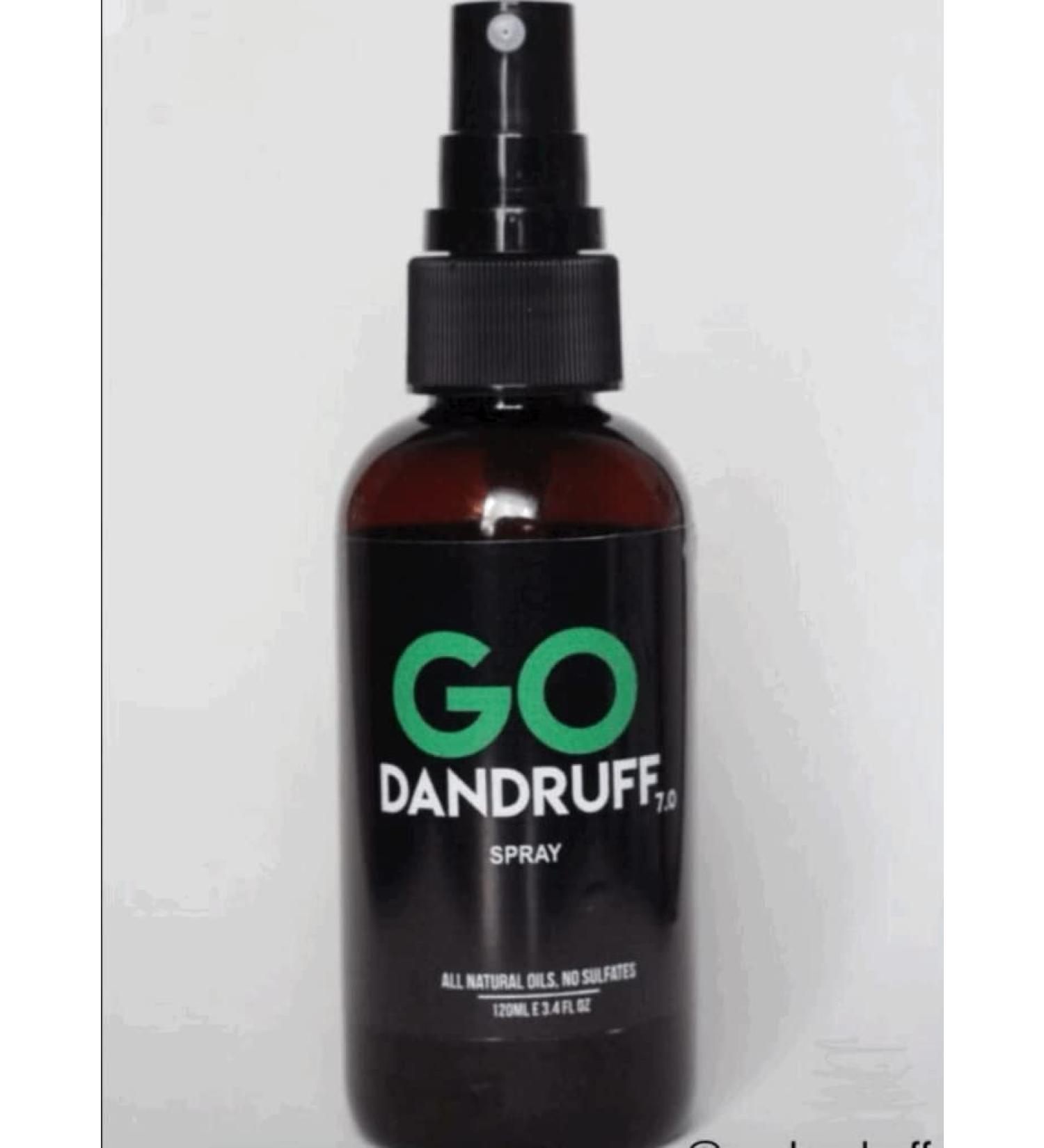 Go Dandruff Spray | Dandruff Eczema Psoriasis 4 Ounce