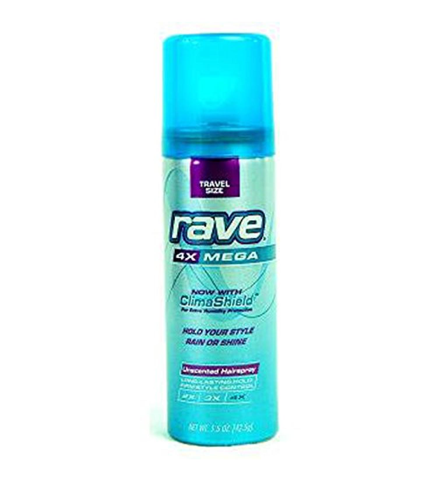 Product Of Rave Hair Spray Aerosol Mega 1 Count 1.5 Ounce - Hair Care Products