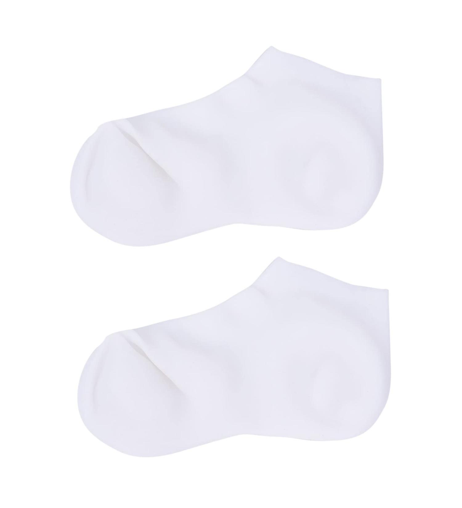 Healeved 1 Pair Protective Socks Heels Silicone Feet Treatment Sock Spa Gel Socks Moisture Socks for Women Overnight Womens Stockings Spa Socks Women's White Sebs Sole of Foot Heel Socks 19X12cm - Buy Online on GoSupps.com