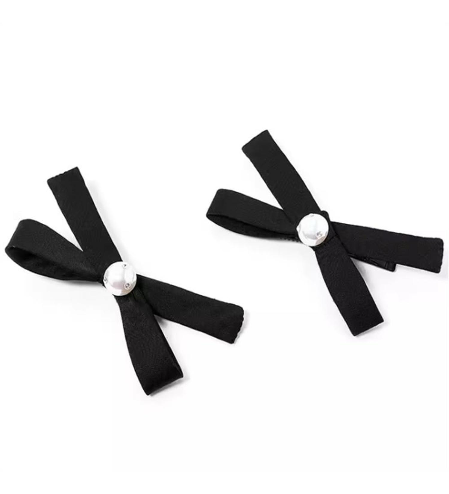 Hair Barrettes for Women Sweet Duckbill Clip Simple Lady's Side Clip 1 count (Pack of 1) Black - Buy Online on GoSupps.com