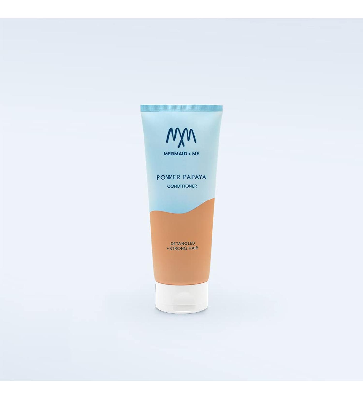 Mermaid + Me Power Papaya Conditioner (200 ml) rich hair conditioner with argan oil conditioner with nourishing coconut oil papaya scent