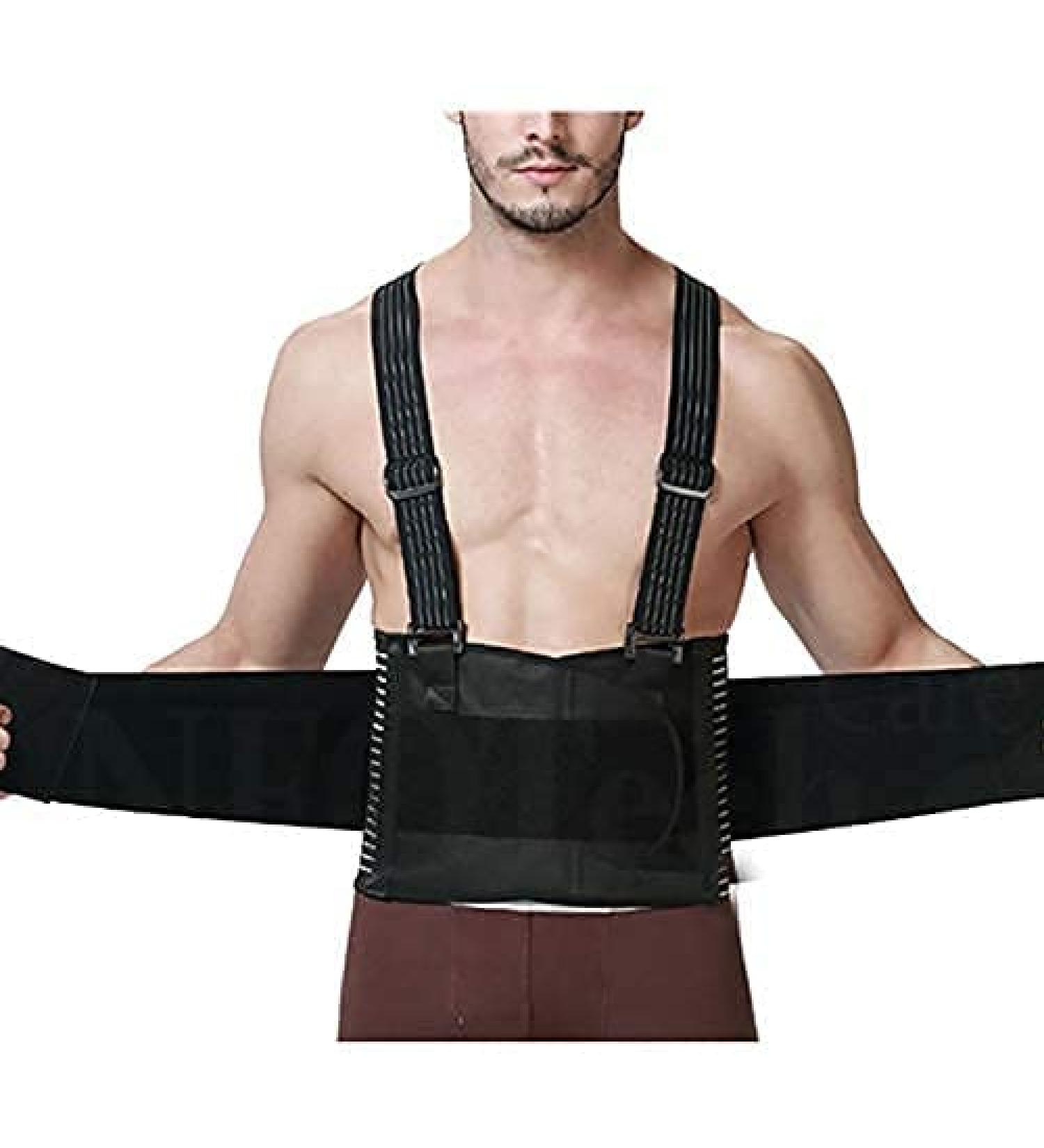 Posture Corrector Lumbar Support Belt Brace Back Pain Straightener High Elastic Protect Lumbar Spinal Shoulder Straps Working Support Support Brace (Size : Medium) (Large) favorite gift lofty ambition - Buy Online on GoSupps.com