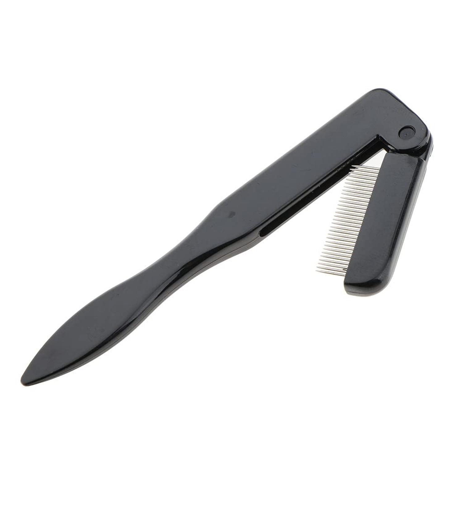 Foldable Eyelash Comb & Eyebrow Brush - Professional Beauty Makeup Tool with Steel Teeth for Perfect Lashes & Brows - Shop Internationally - Buy Online on GoSupps.com