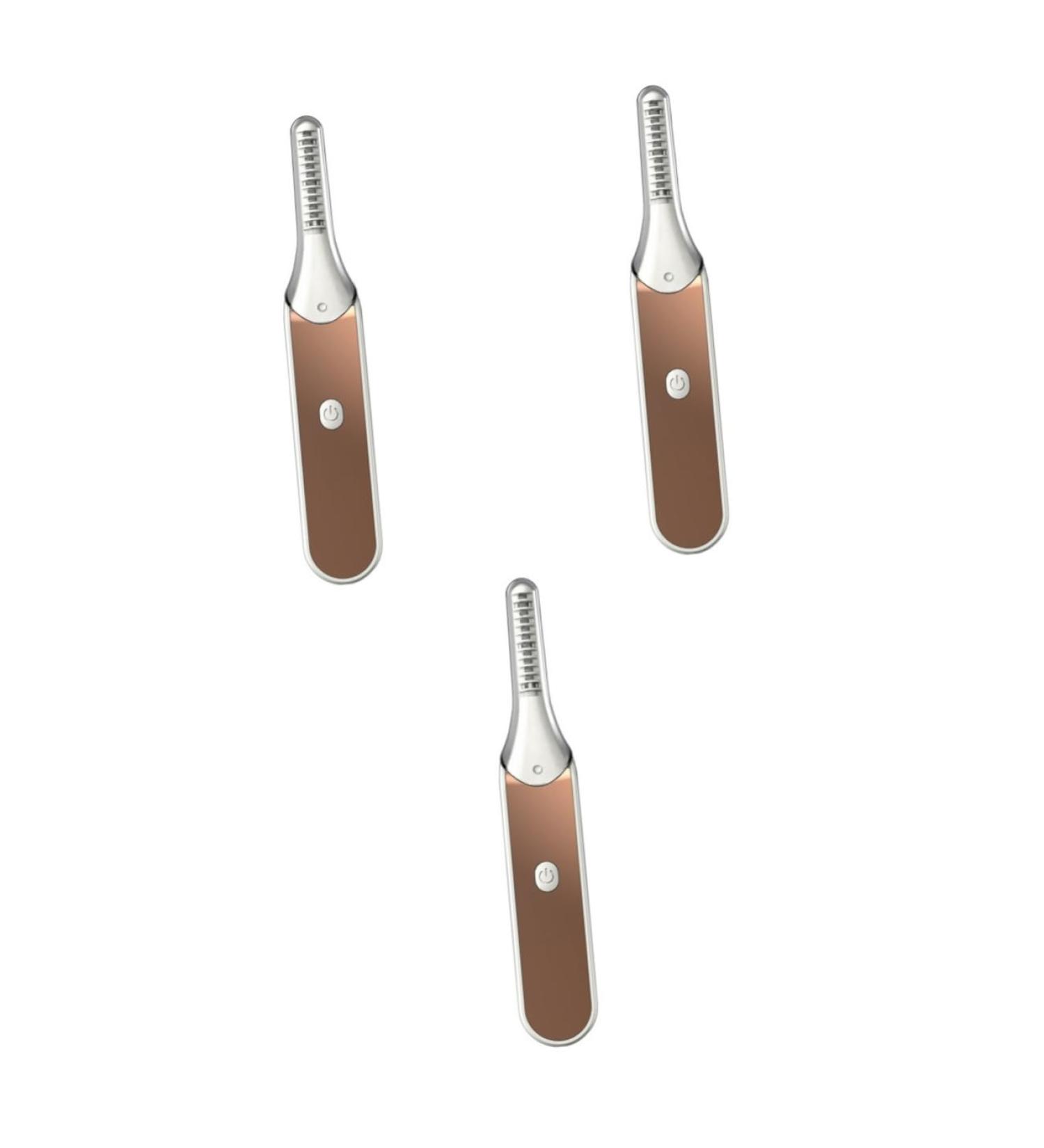 Buy Didiseaon 3pcs Eyelash Curler Kit - Portable Heating Eye Curler & Brush - Professional Makeup Tool for Stunning Lashes - International Shipping Available - Buy Online on GoSupps.com