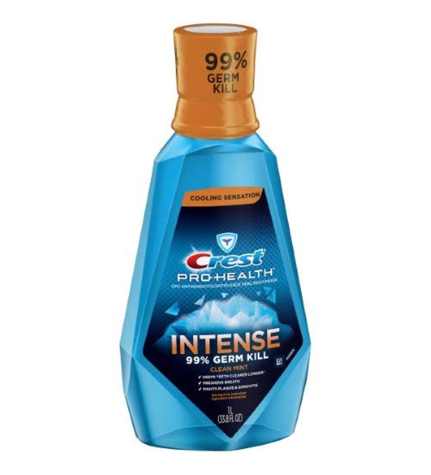 Crest Pro-Health Intense Mouthwash Antigingivitis Antiplaque (Pack of 6)