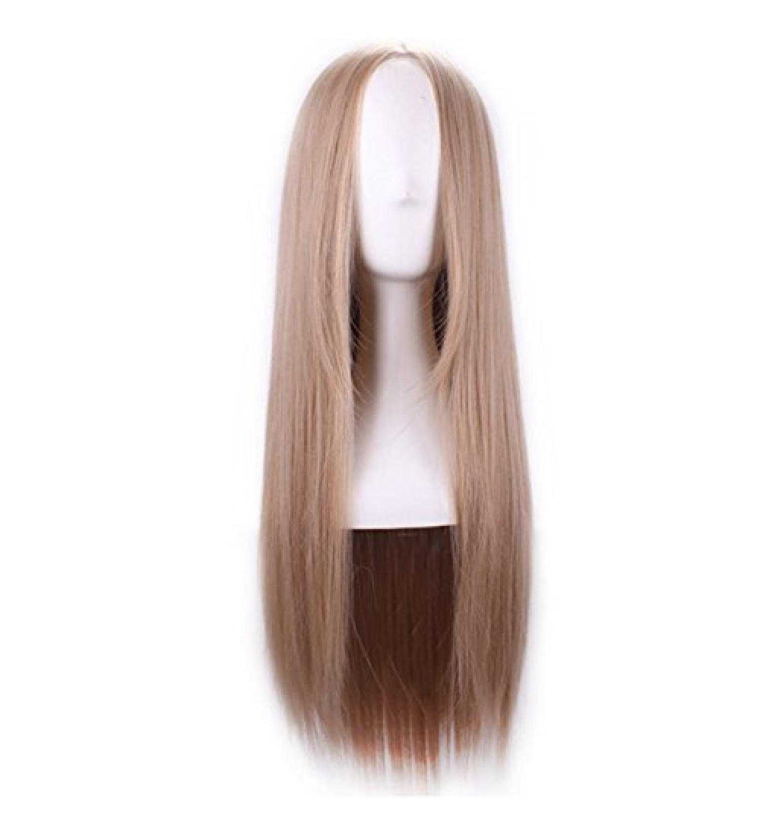 Long Hair Ombre Straight Lace Front Wig - 68cm Cosplay Women s Wig International Shipping Available - Buy Online on GoSupps.com