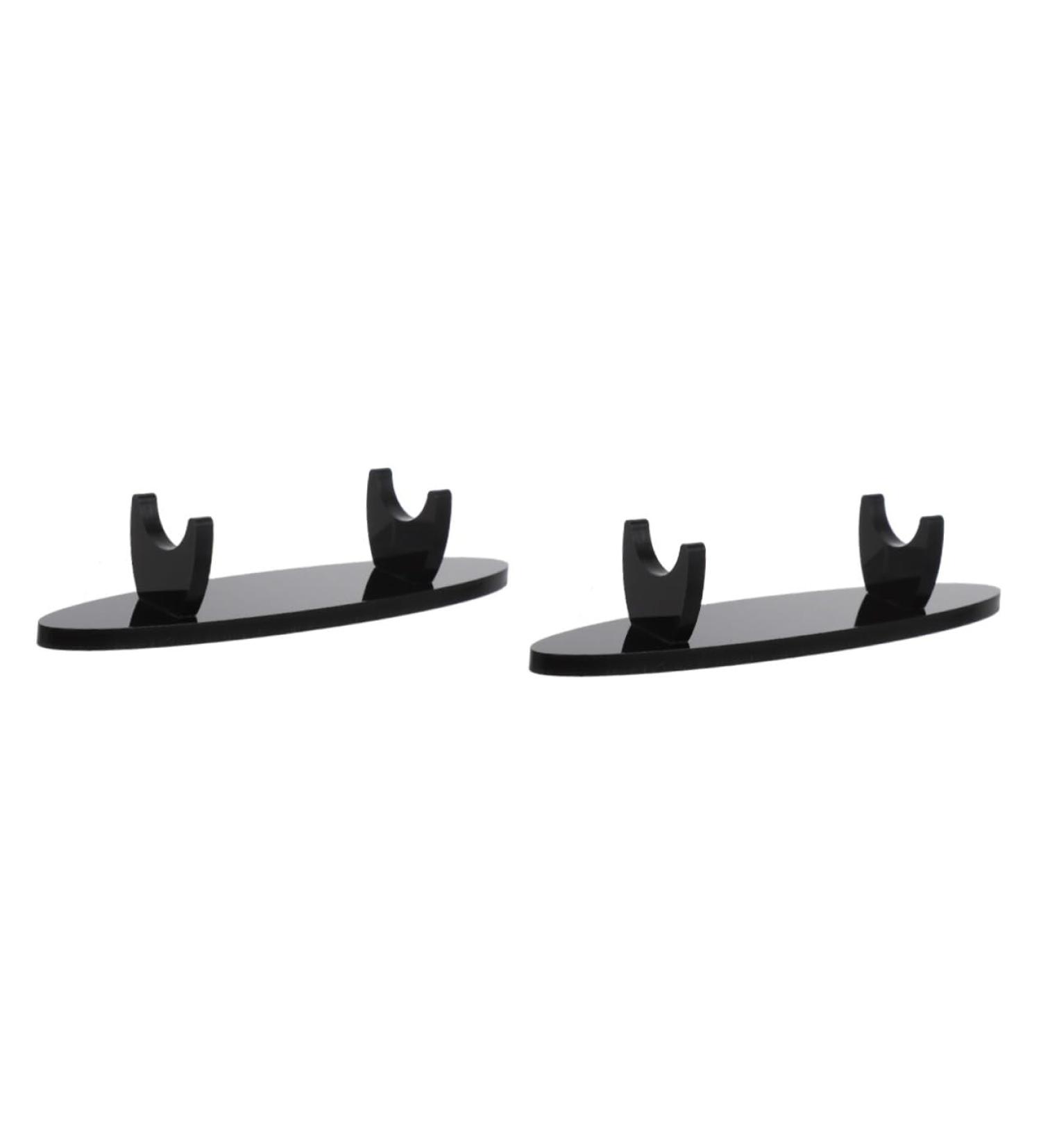 STOBOK Pencil Wand Holder 2 Pcs Acrylic Pen Holder Pencil Lip Gloss Paintbrush Drying Rack Acrylic Eyebrow Pencil Rack Single 12.7x3cmx2pcs Blackx2pcs - Buy Online on GoSupps.com