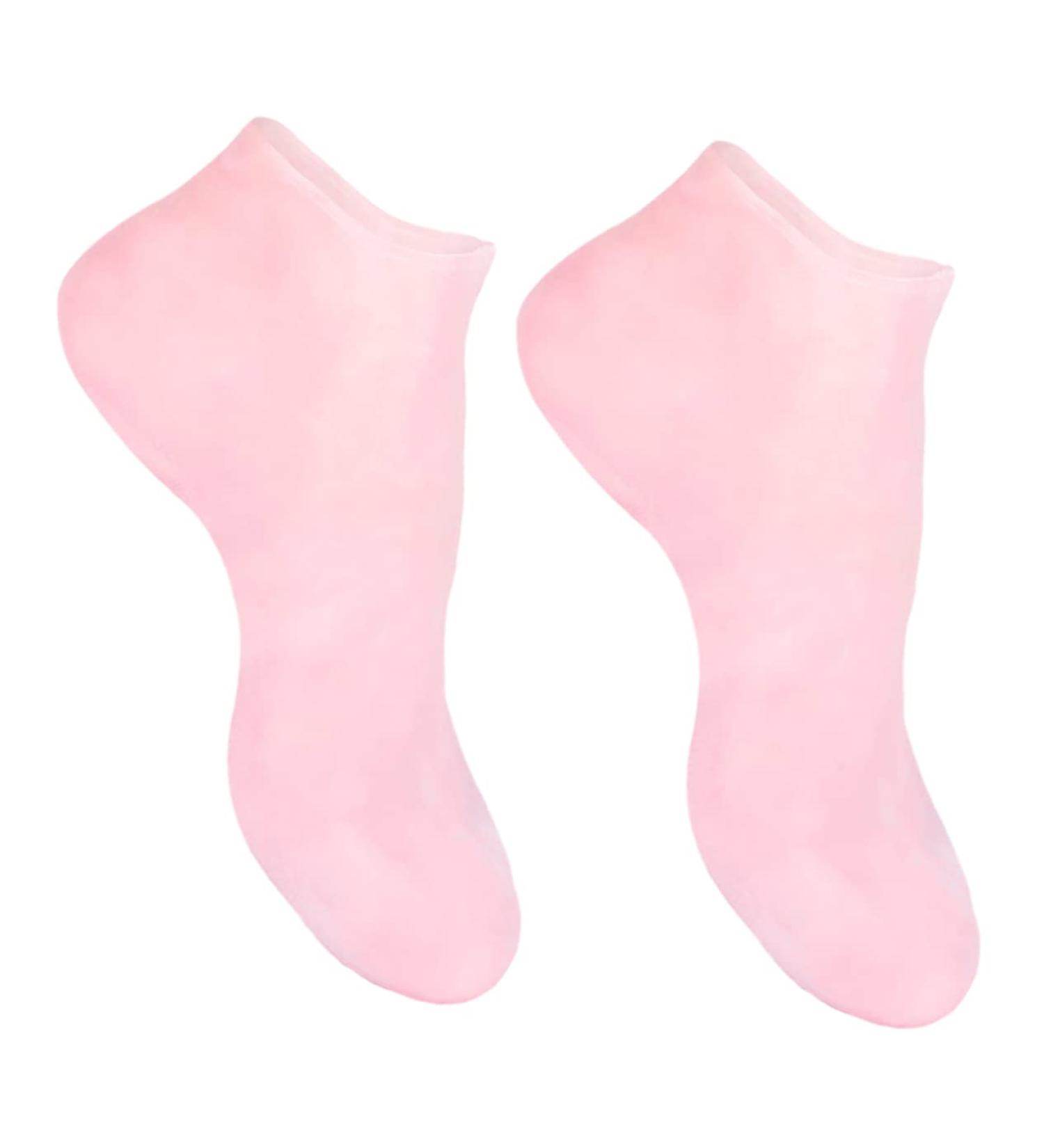 Holibanna 1 Pair Sock Gel Booties Moisturizing Foot Silicone Gel Humidor Gel Spa Skin Soles Foot Skin Moisturizing Heel Sleeves Foot Lotion Moisturize Women's Sebs Pink Sole Pad - Buy Online on GoSupps.com